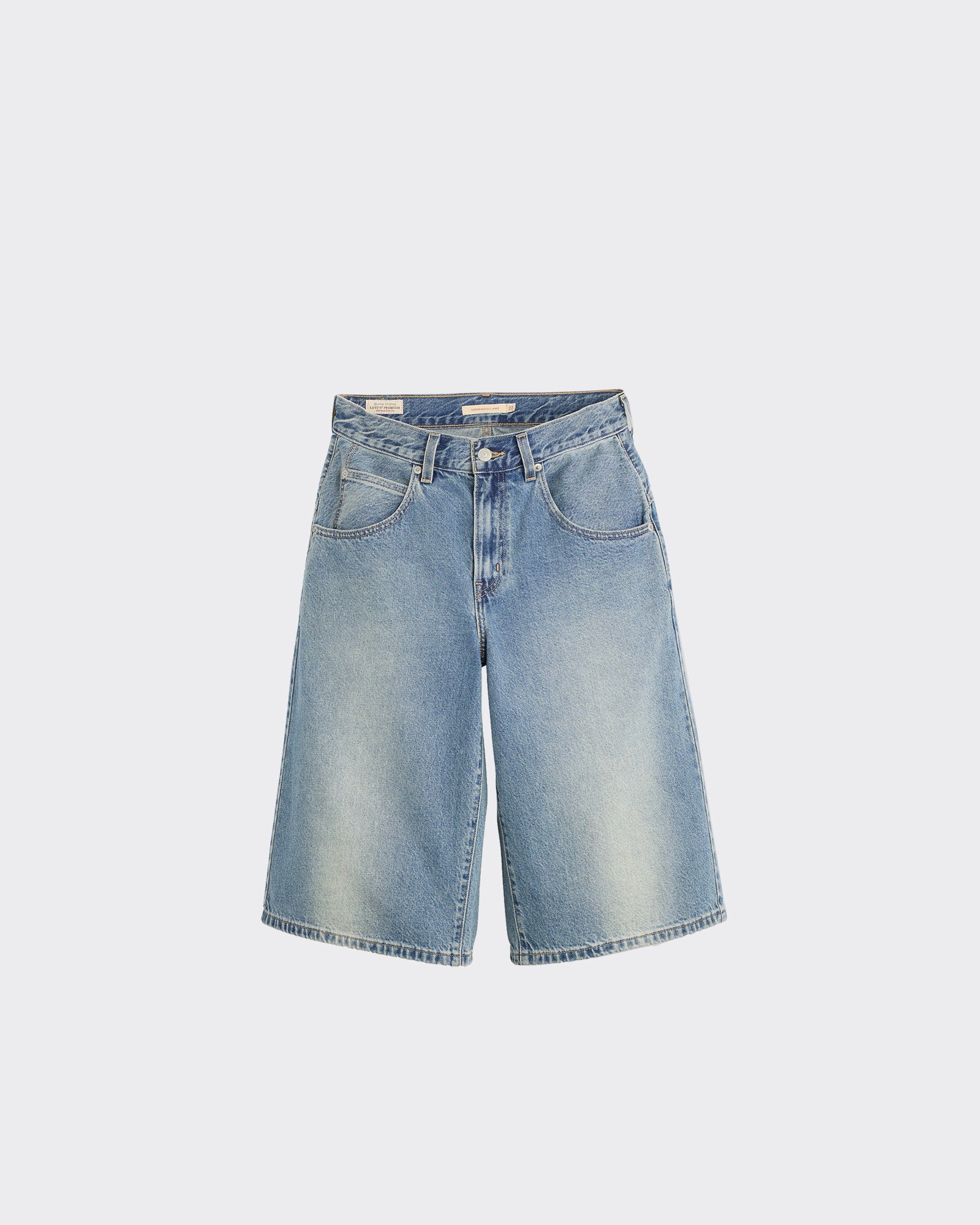 Shorts Super Baggy Hazy Times Denim Med Indigo