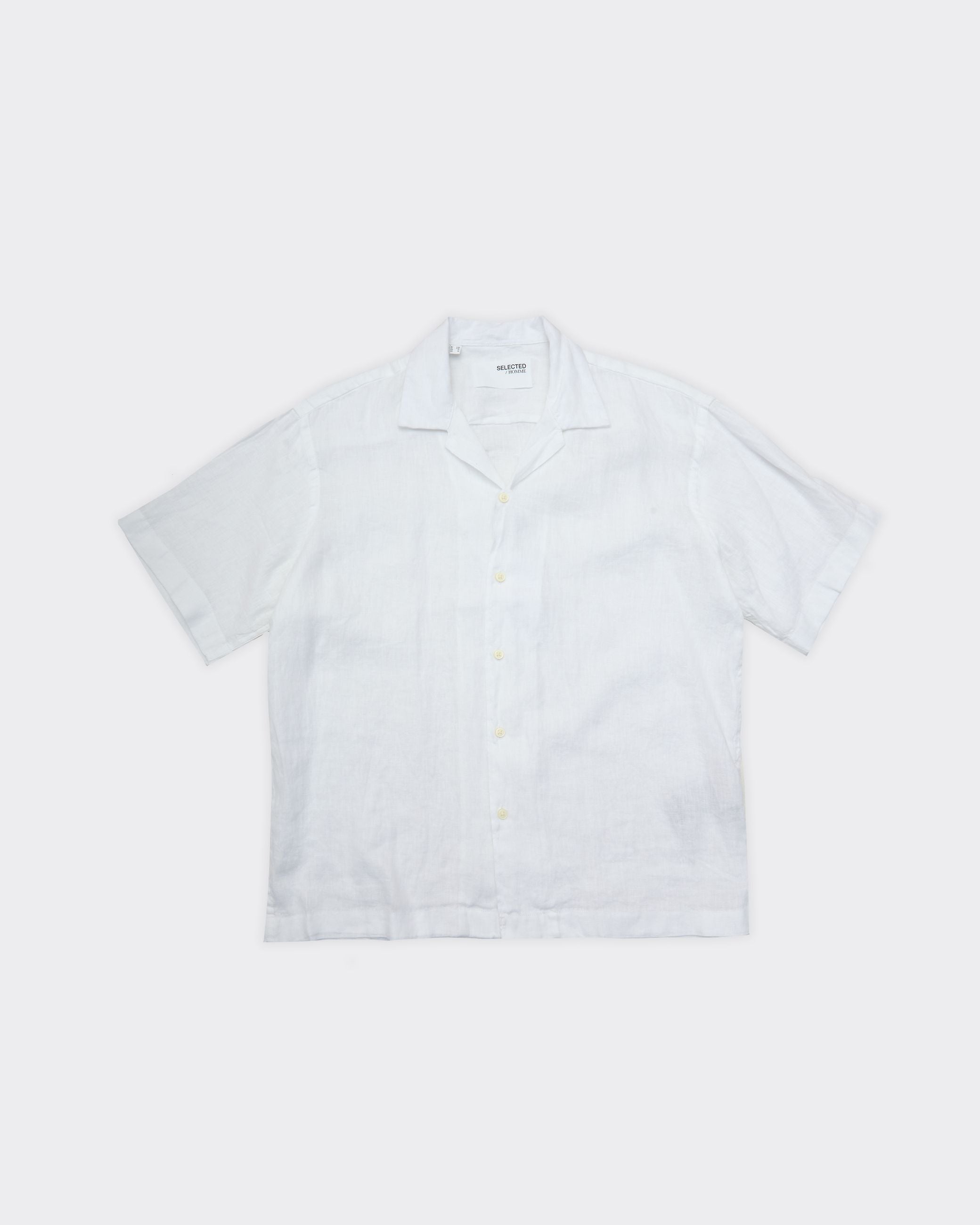 Camicia Kylian Resort Linen SS Bianca