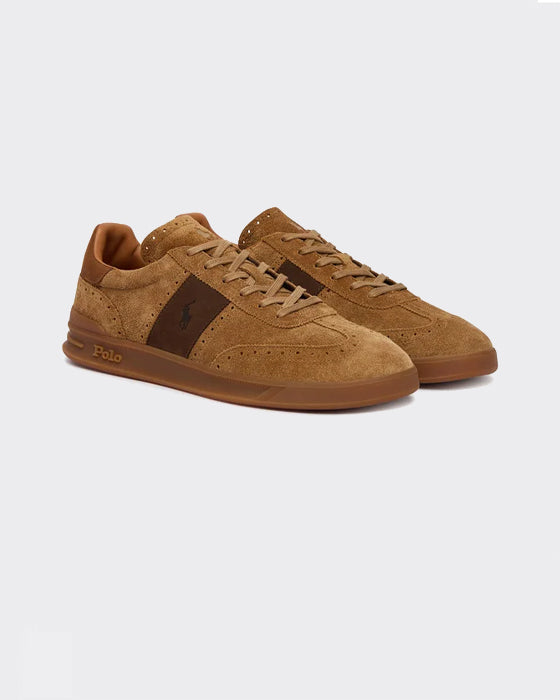 Sneaker Brogue Heritage Aera Suede Desert Tan