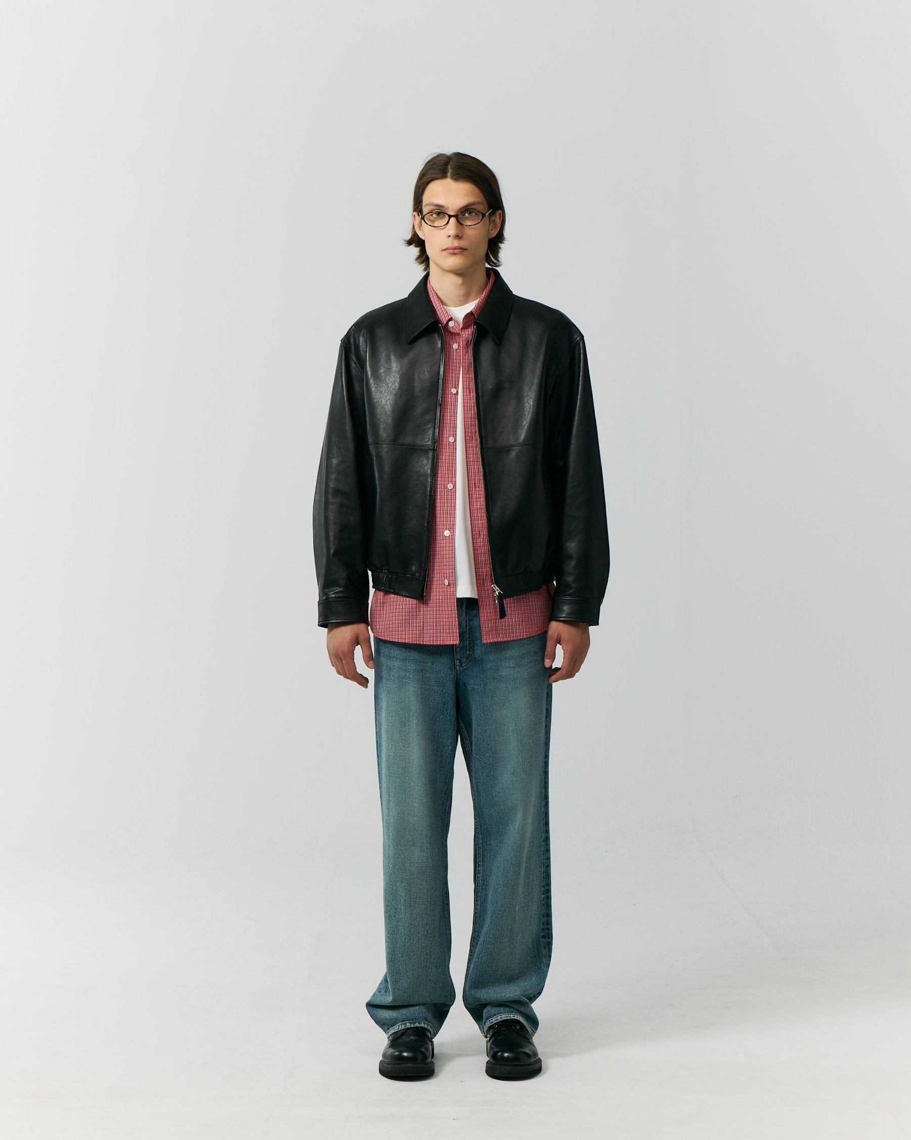 Giacca In Pelle Drizzler Nera