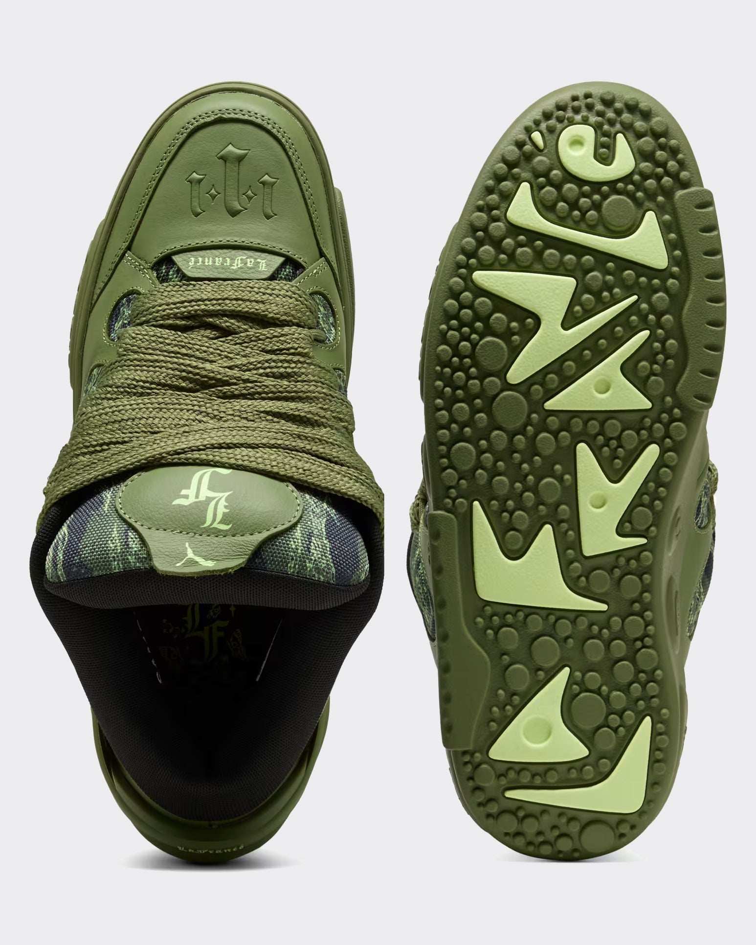 Sneakers La Francé Camo Avocado Green/Fizzy