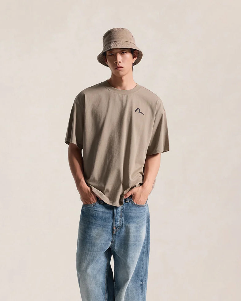 T-Shirt Seagull Emb Taupe
