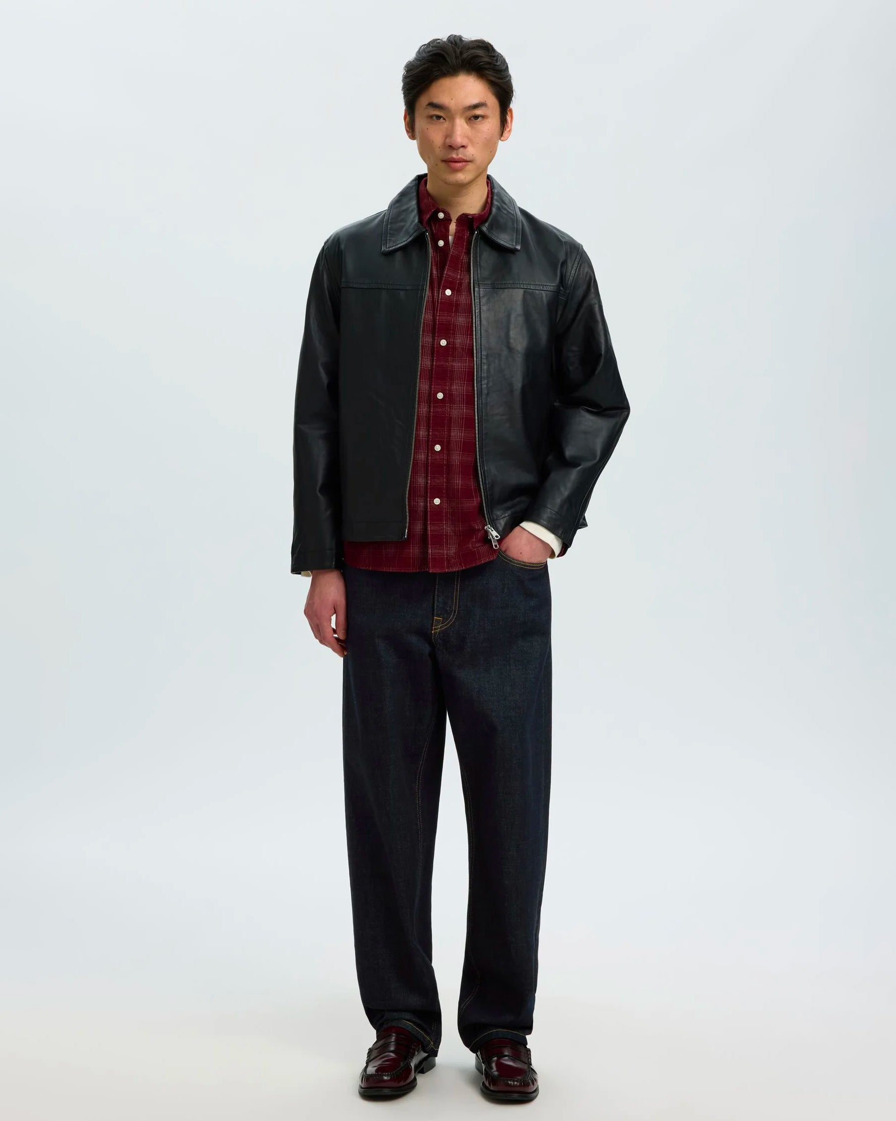 Jeans Loose Ben Selvedge 804 Dark Blue Denim