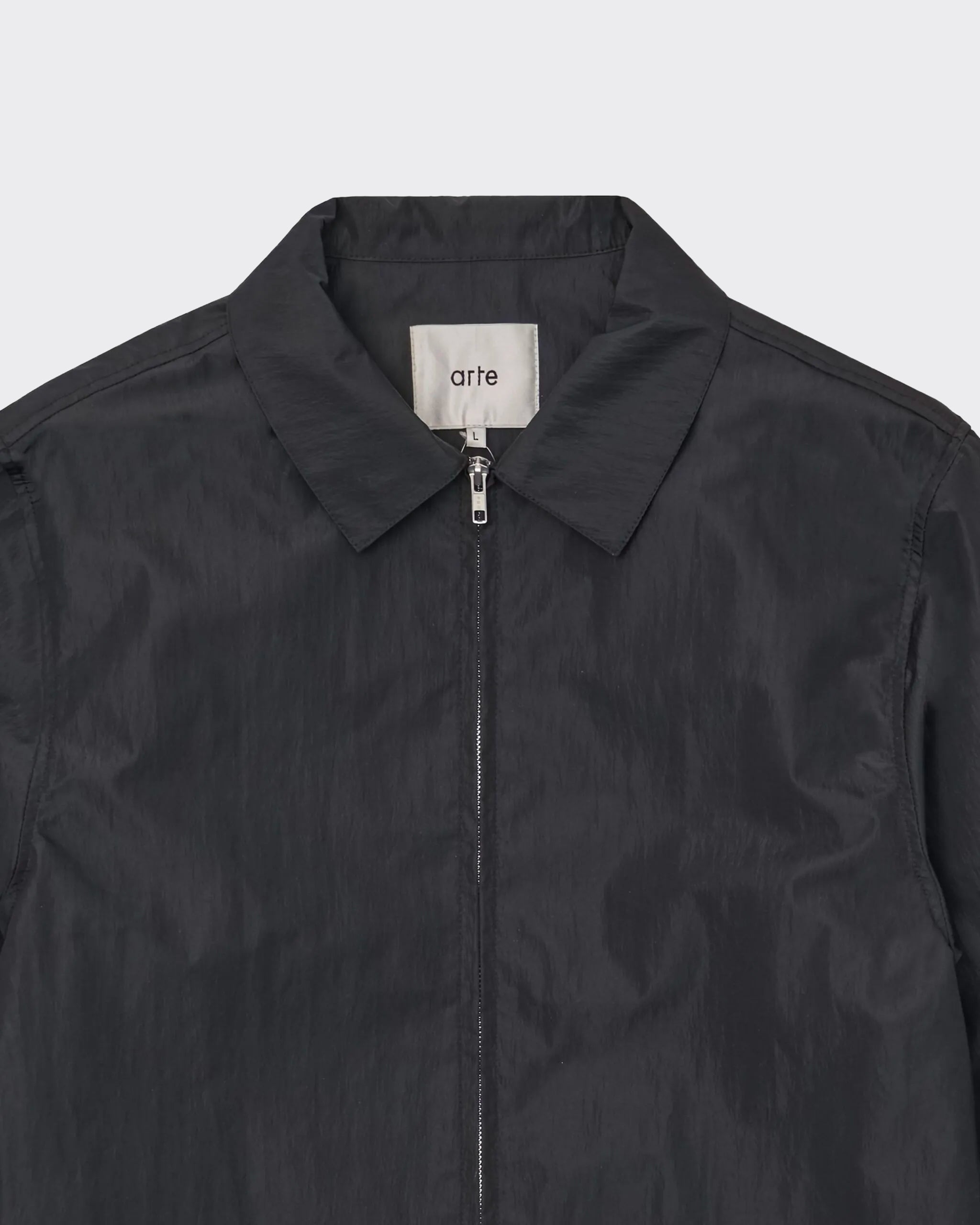 Linen Tape Classic Jacket Black