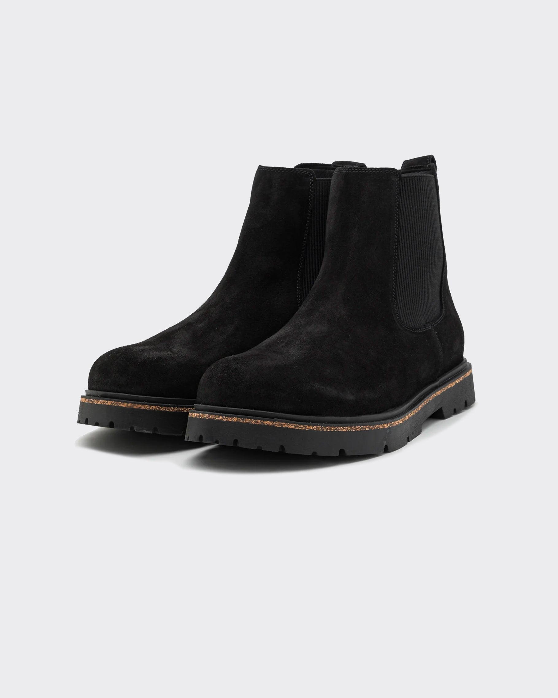 Stivale Highwood Slip On Suede Leather Nero