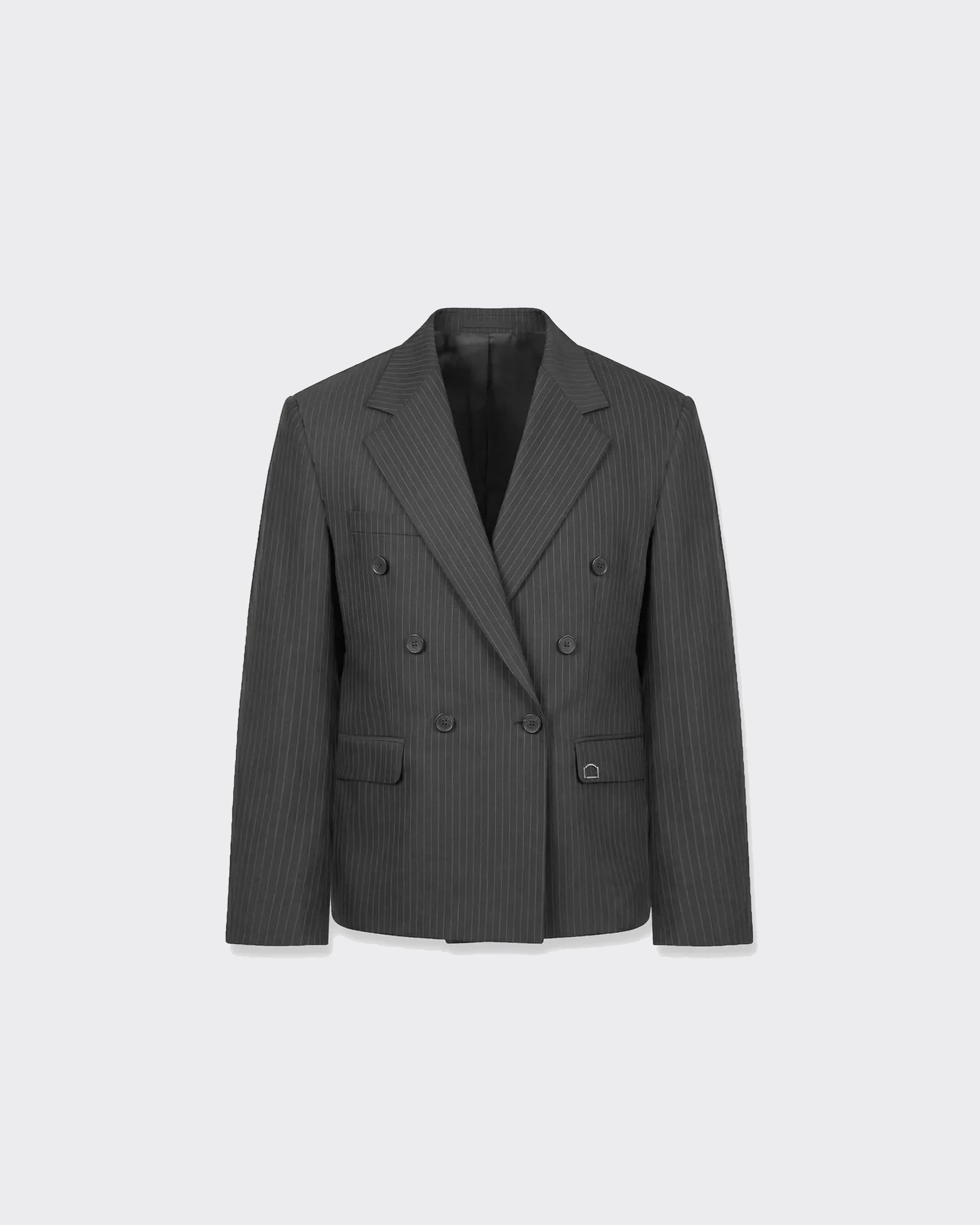 Blazer Signe Pinstripe Grigio