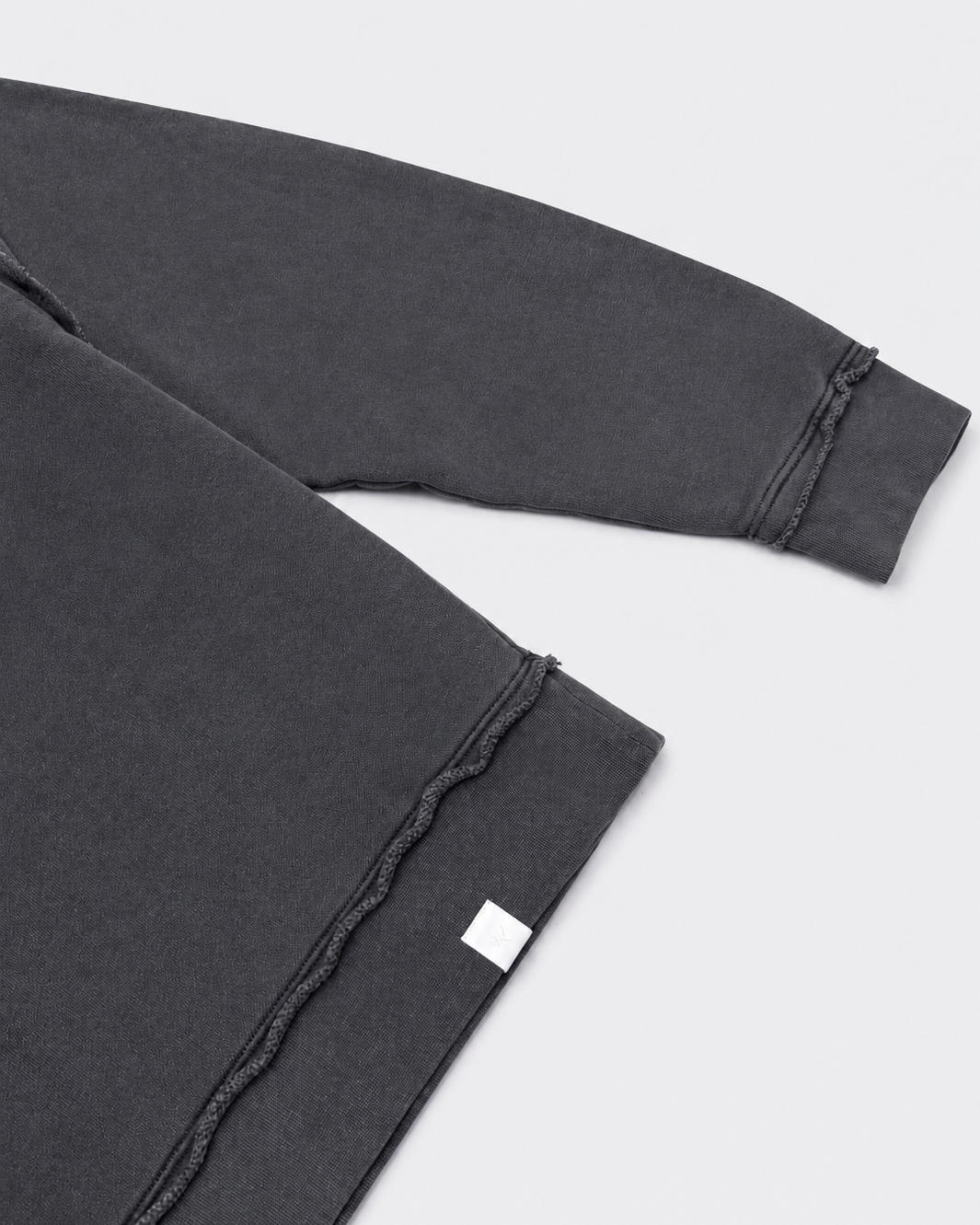 Felpa Girocollo Redcliff Washed Nera