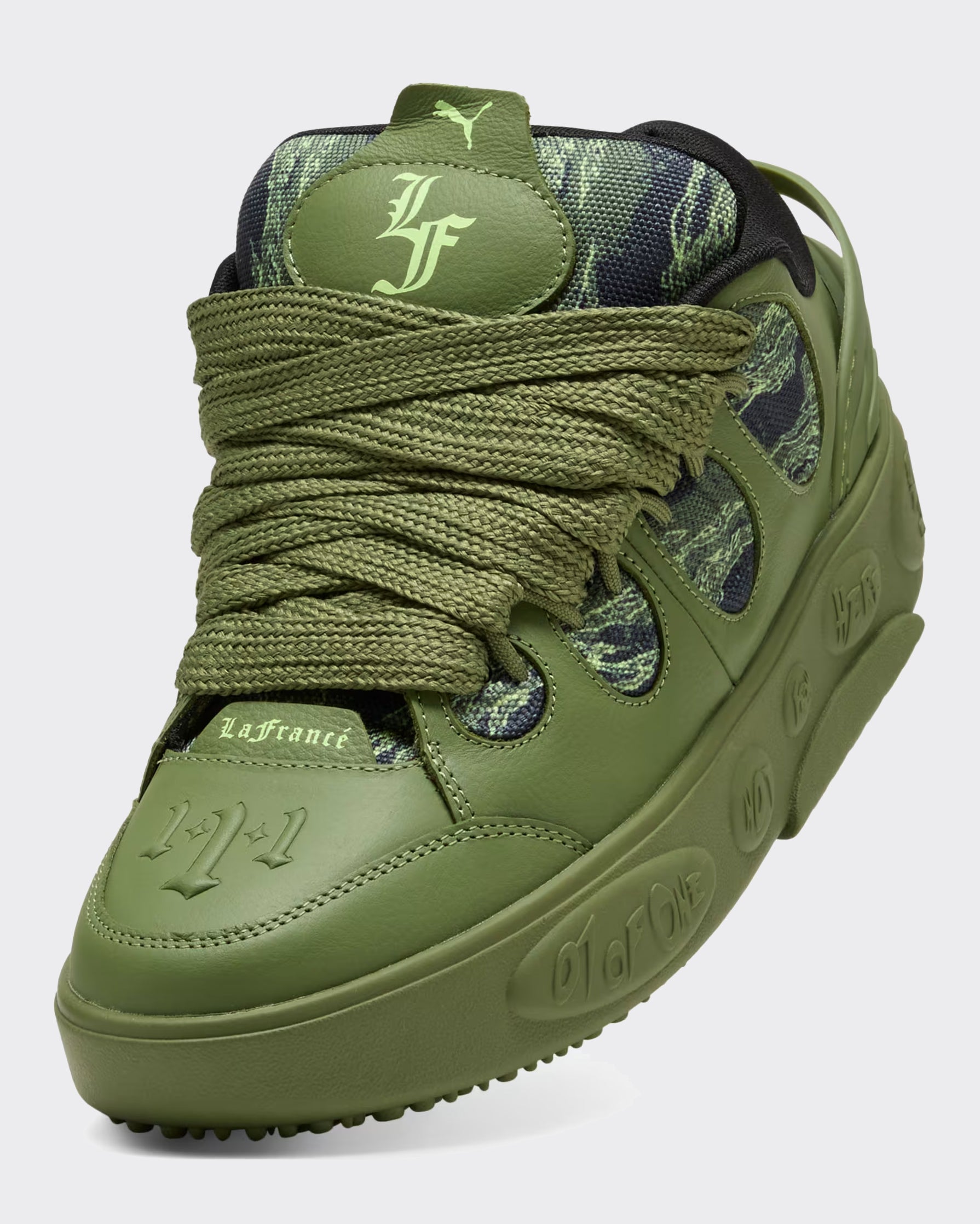 Sneakers La Francé Camo Avocado Green/Fizzy