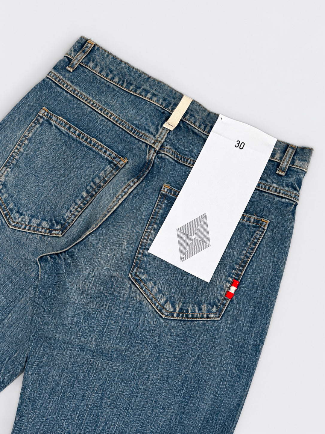 Jeans James Denim Overfloor Red Denim Medium Blu
