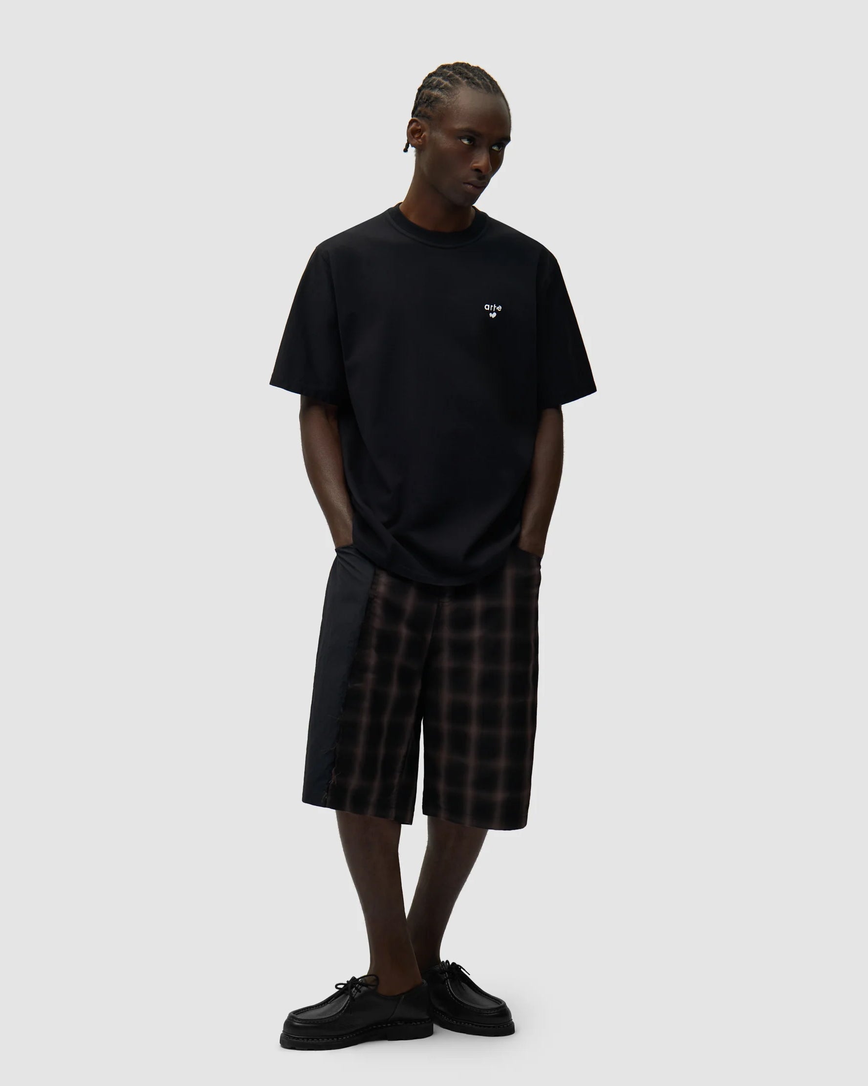 Plaided Check Shorts