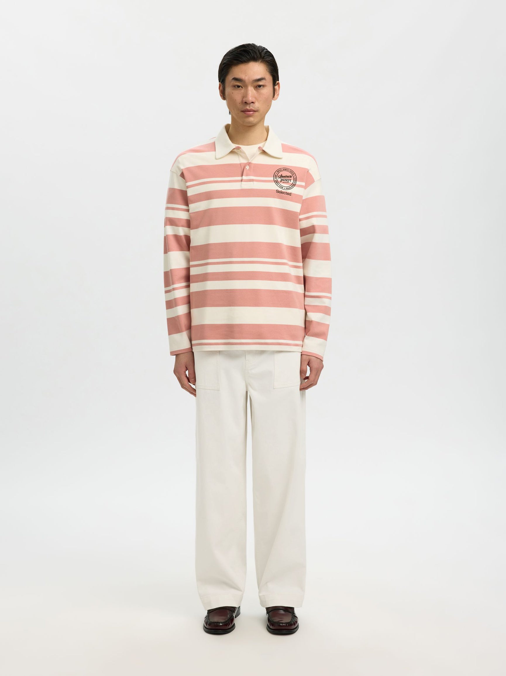 Jeans Wide Leg Hotel Amour Egret