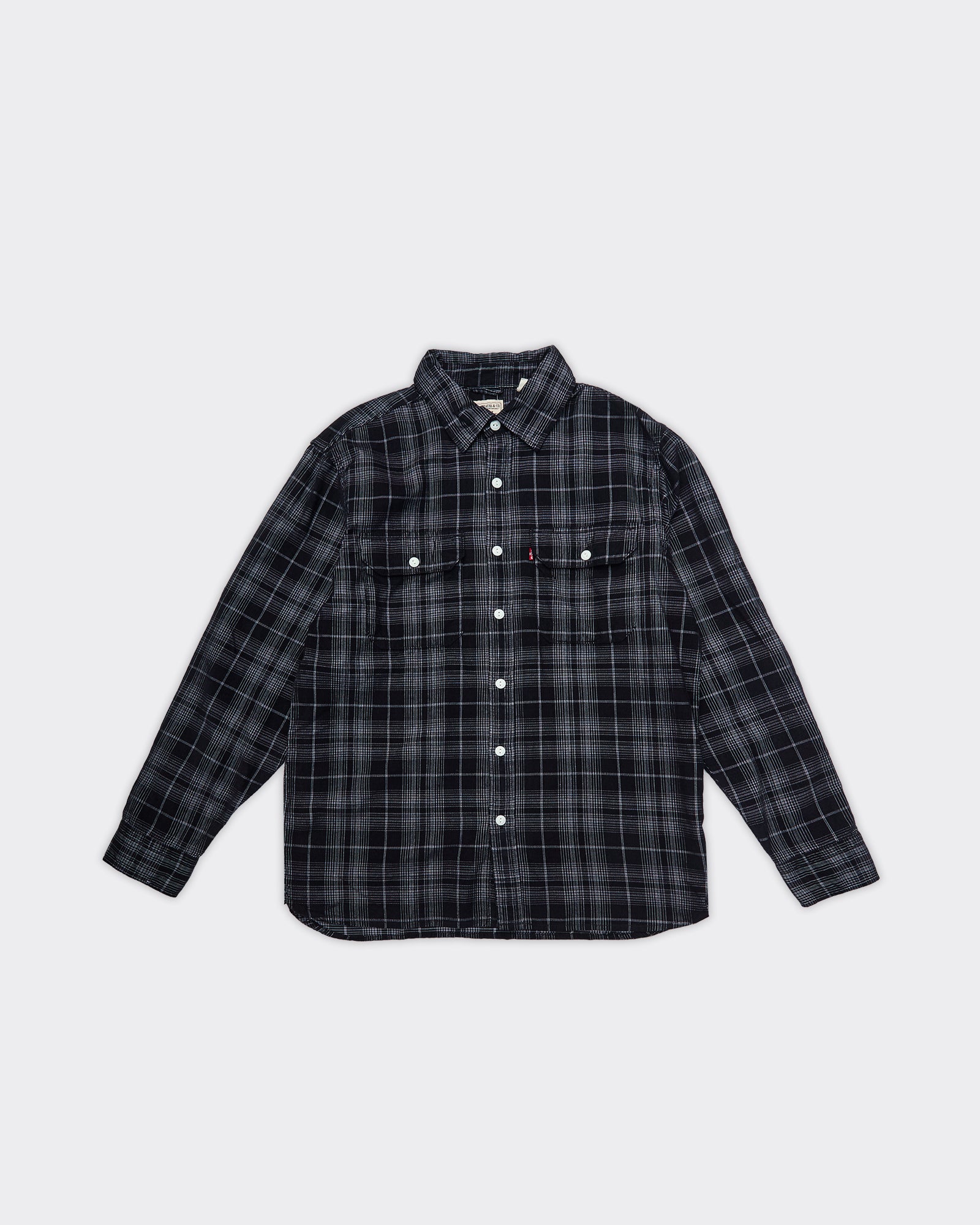 Jackson Worker Plaid Vintage Shirt Black