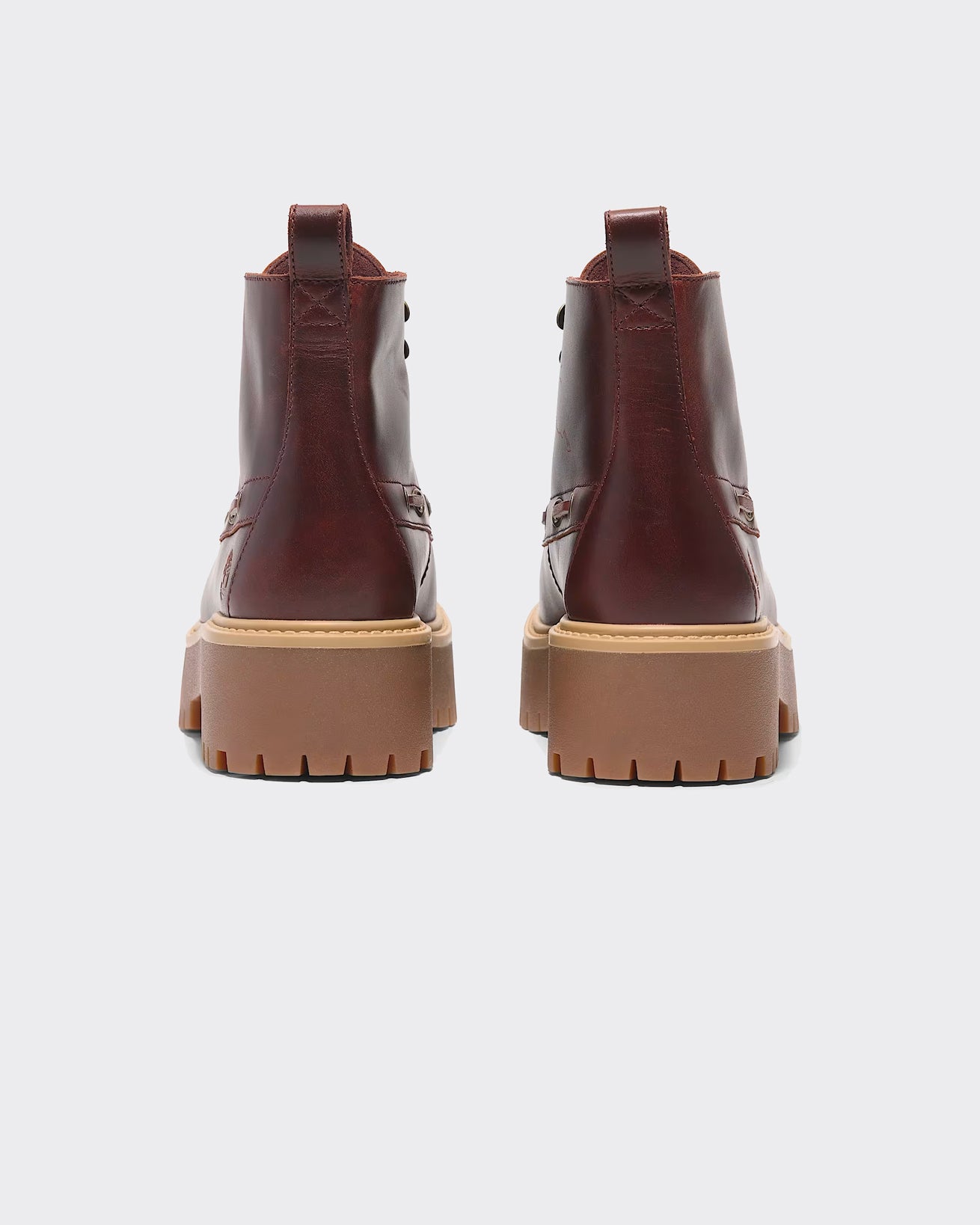 Stivali Stone Street Mid Lace Up Burgundy Full Grain