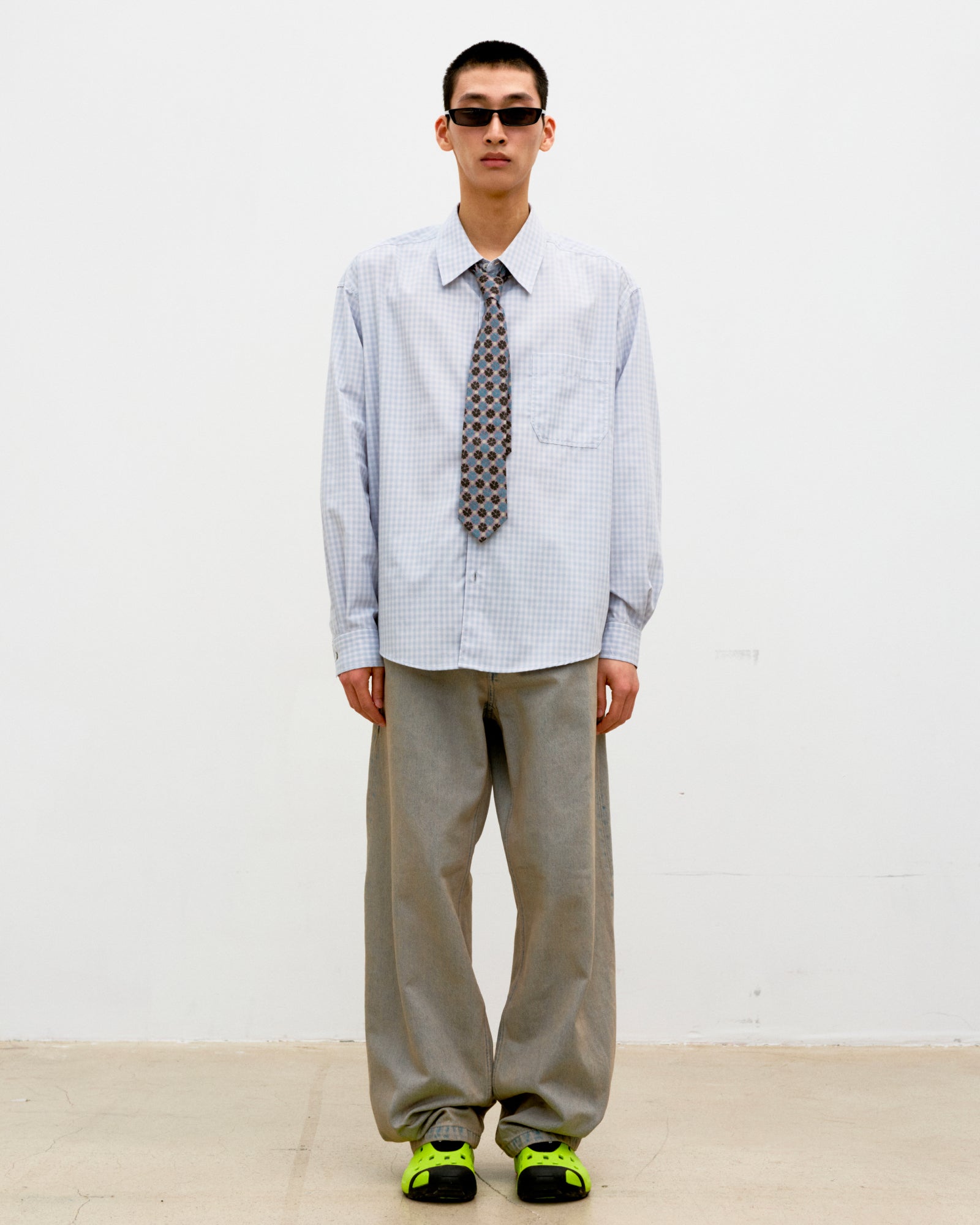 Jeans Back Side Tinted Two Tone Beige