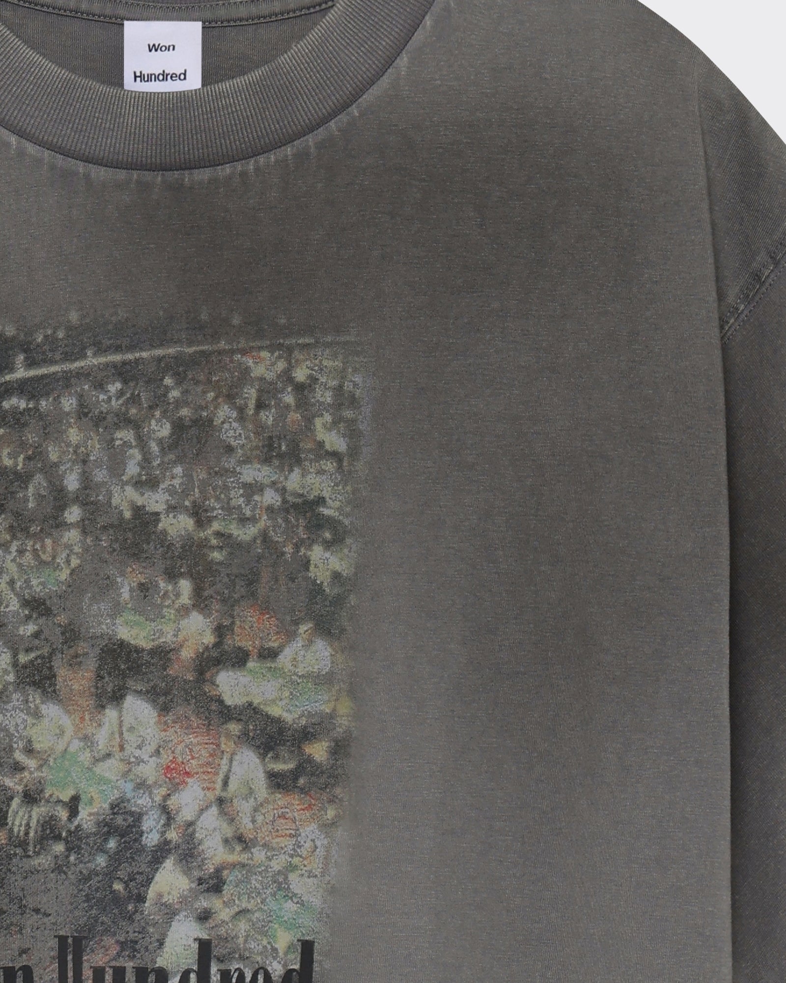 T-Shirt Houston Casino Washed Steel Grey