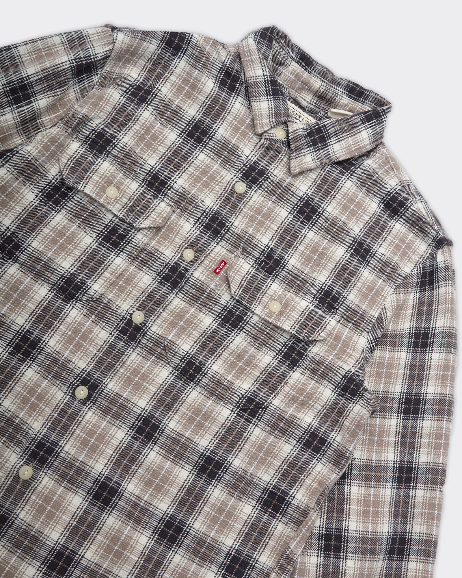 Jackson Worker Plaid Vintage Oatmeal Shirt