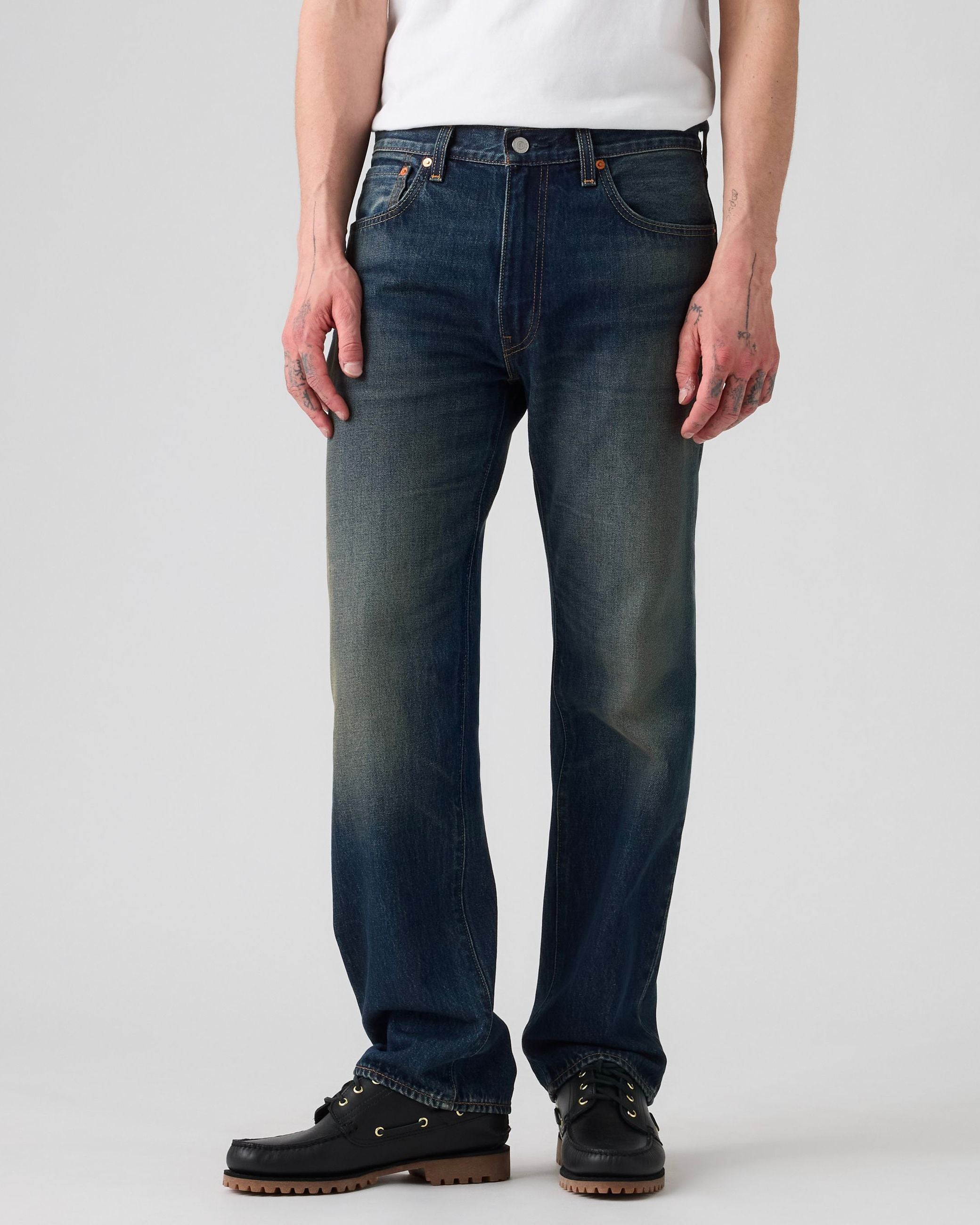 Jeans 555 Relaxed Straight Dark Indigo