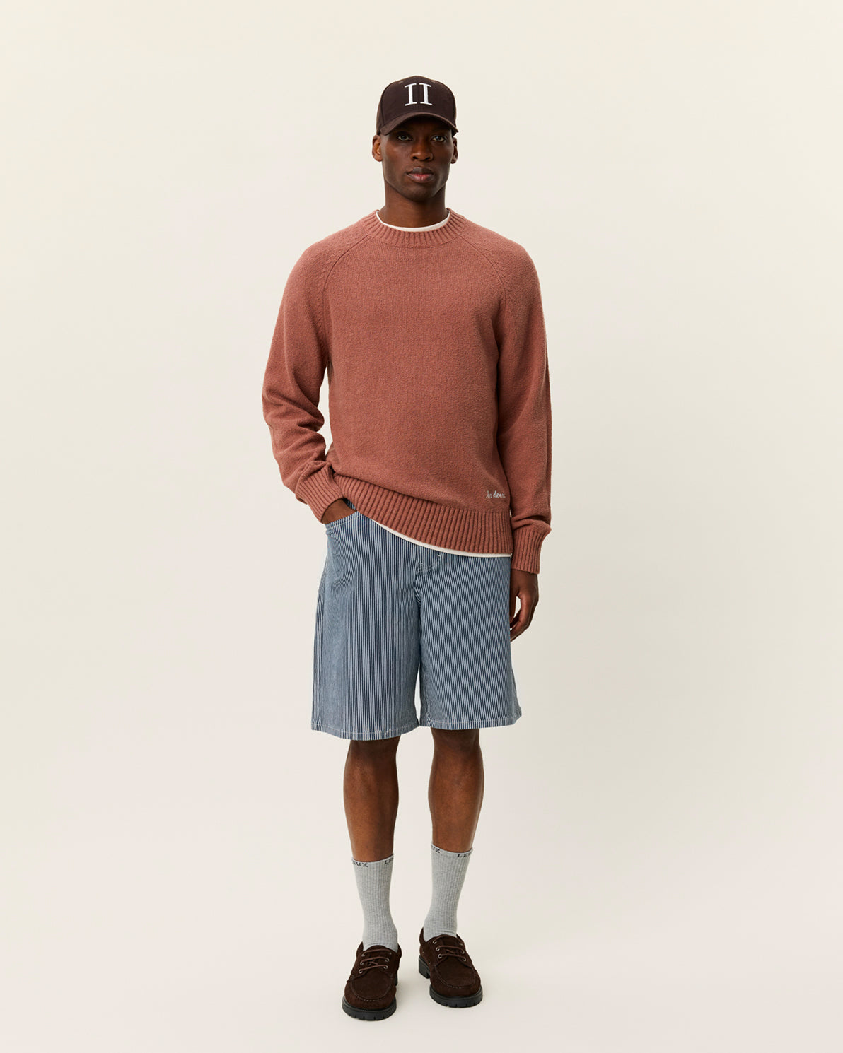 Crewneck Knit Brad Cognac Red