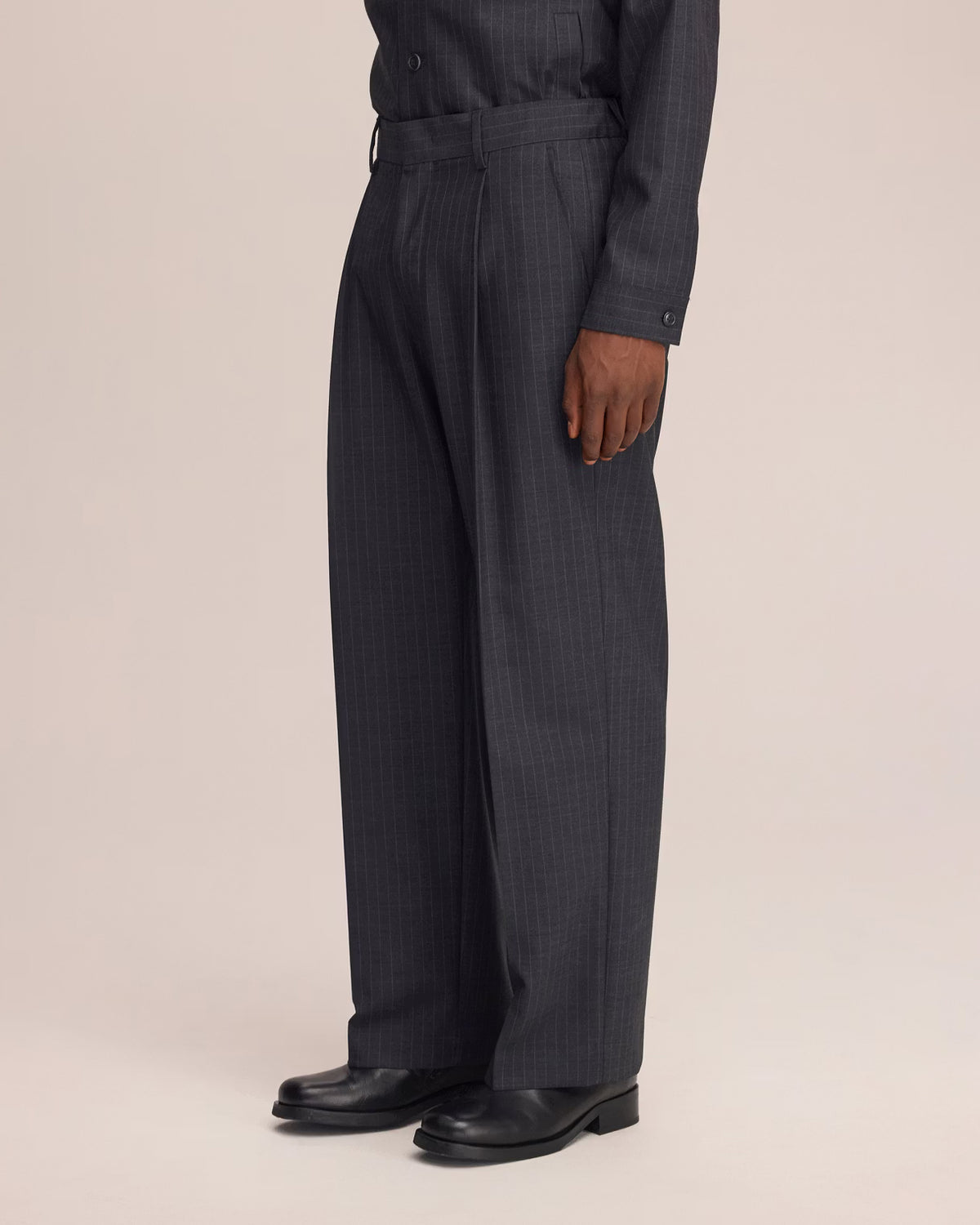 Pantalone Kay Dark Grey Stripe