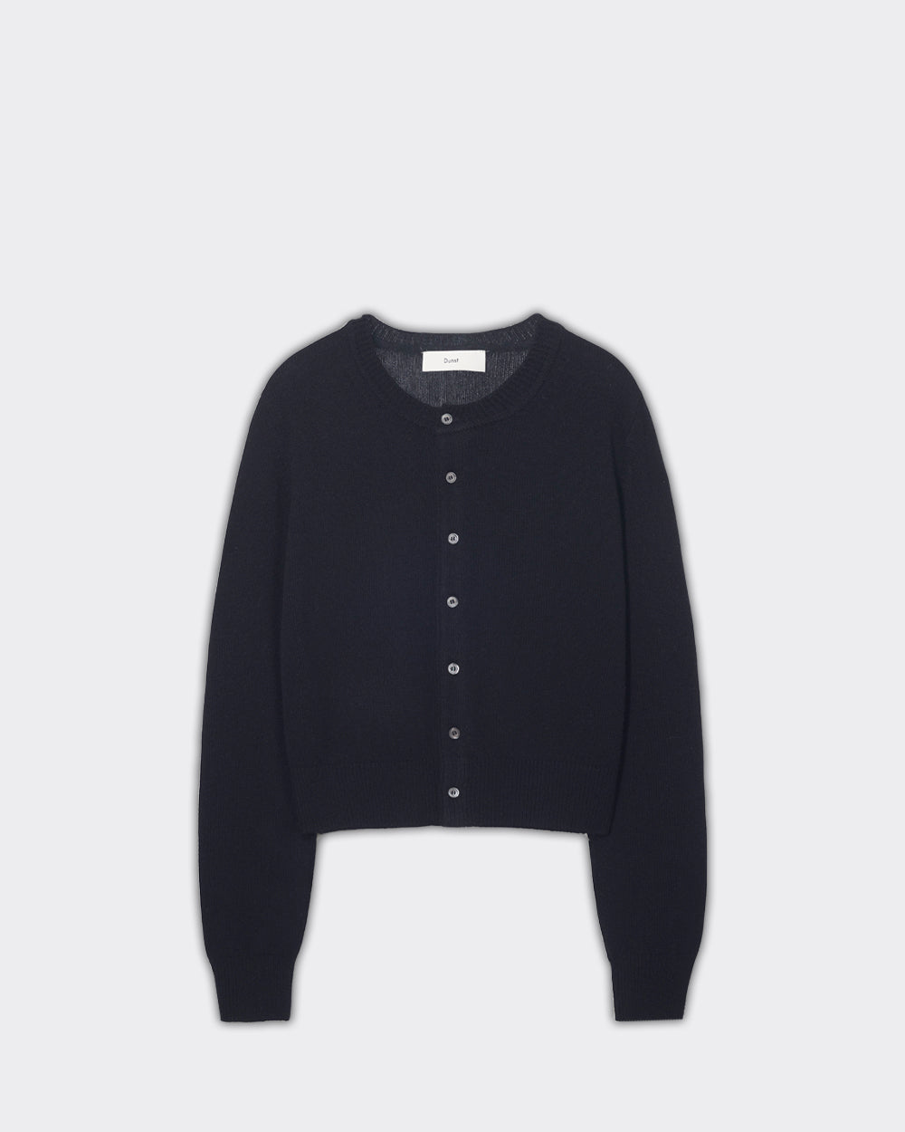 Cardigan Knit Crewneck Nero