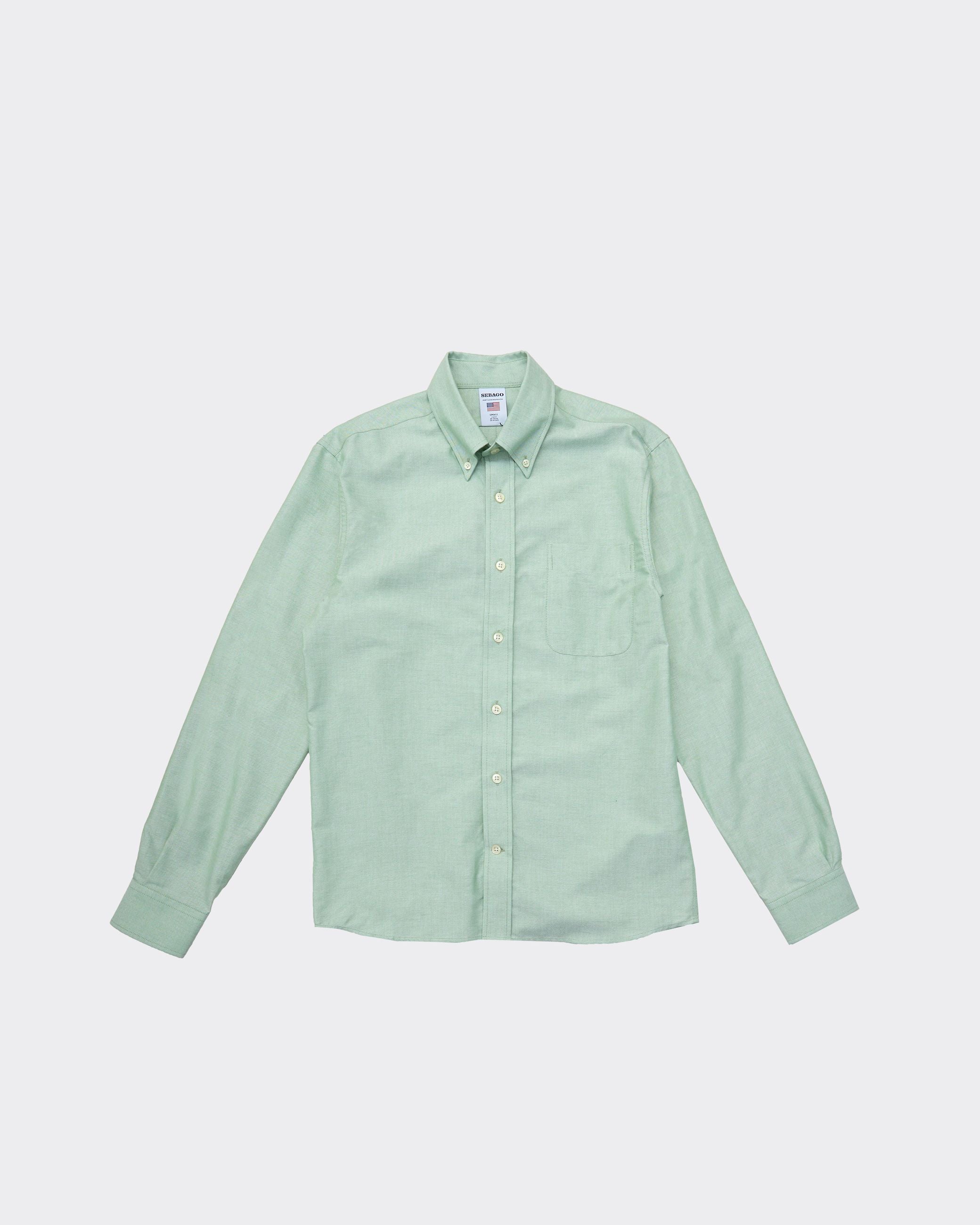 Whaleback Botton Down Shirt Green