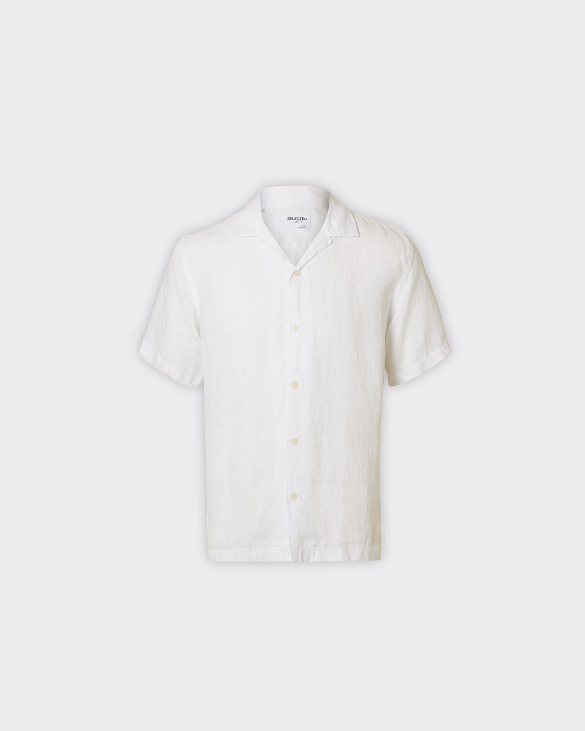 Camicia Ss Kylian Resort Linen Bianca
