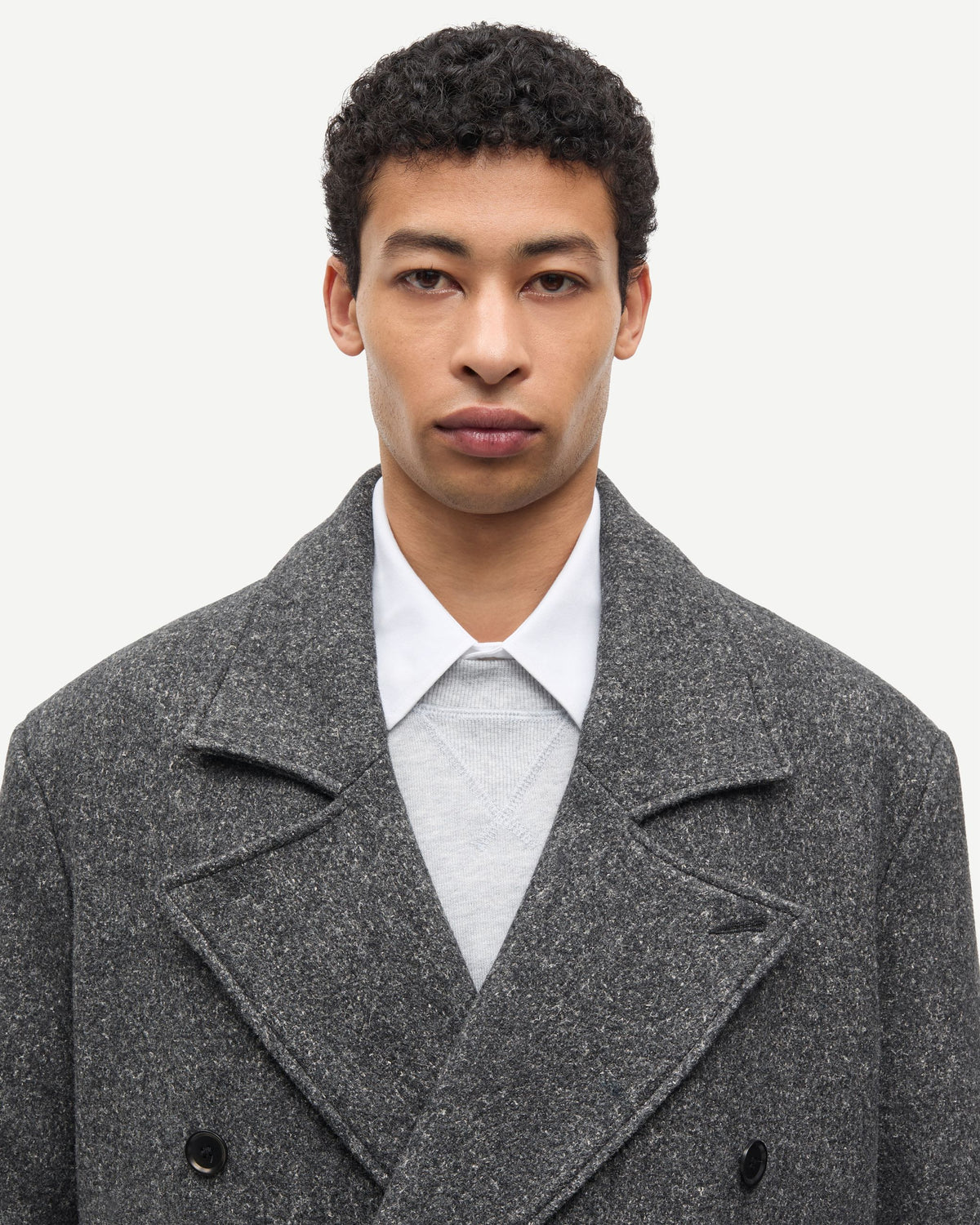 Cappotto Savince Dark Grey Melange