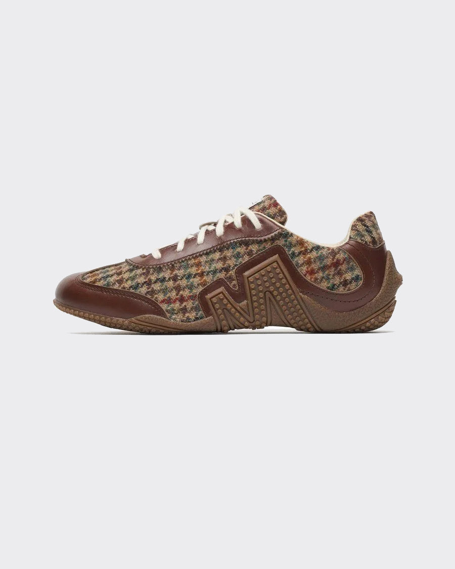 Sneakers Relay Lace X Harris Tweed/Dark Walnut