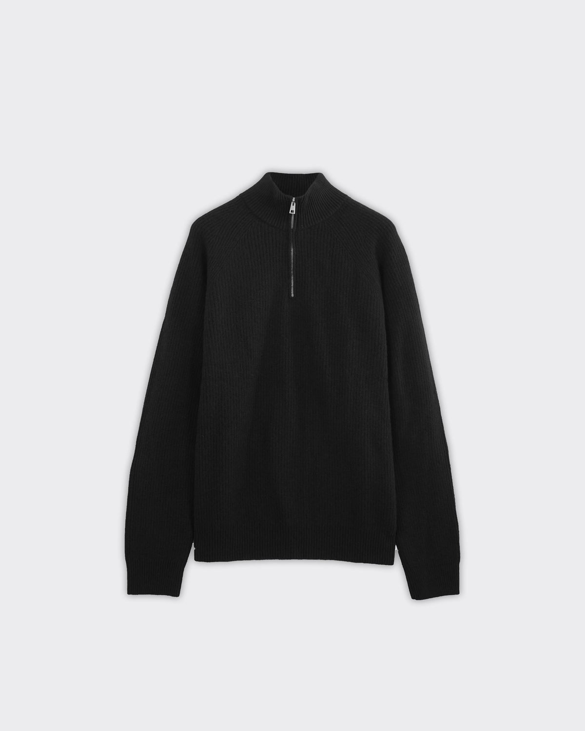 Maglione 1/2 ZIip Nero