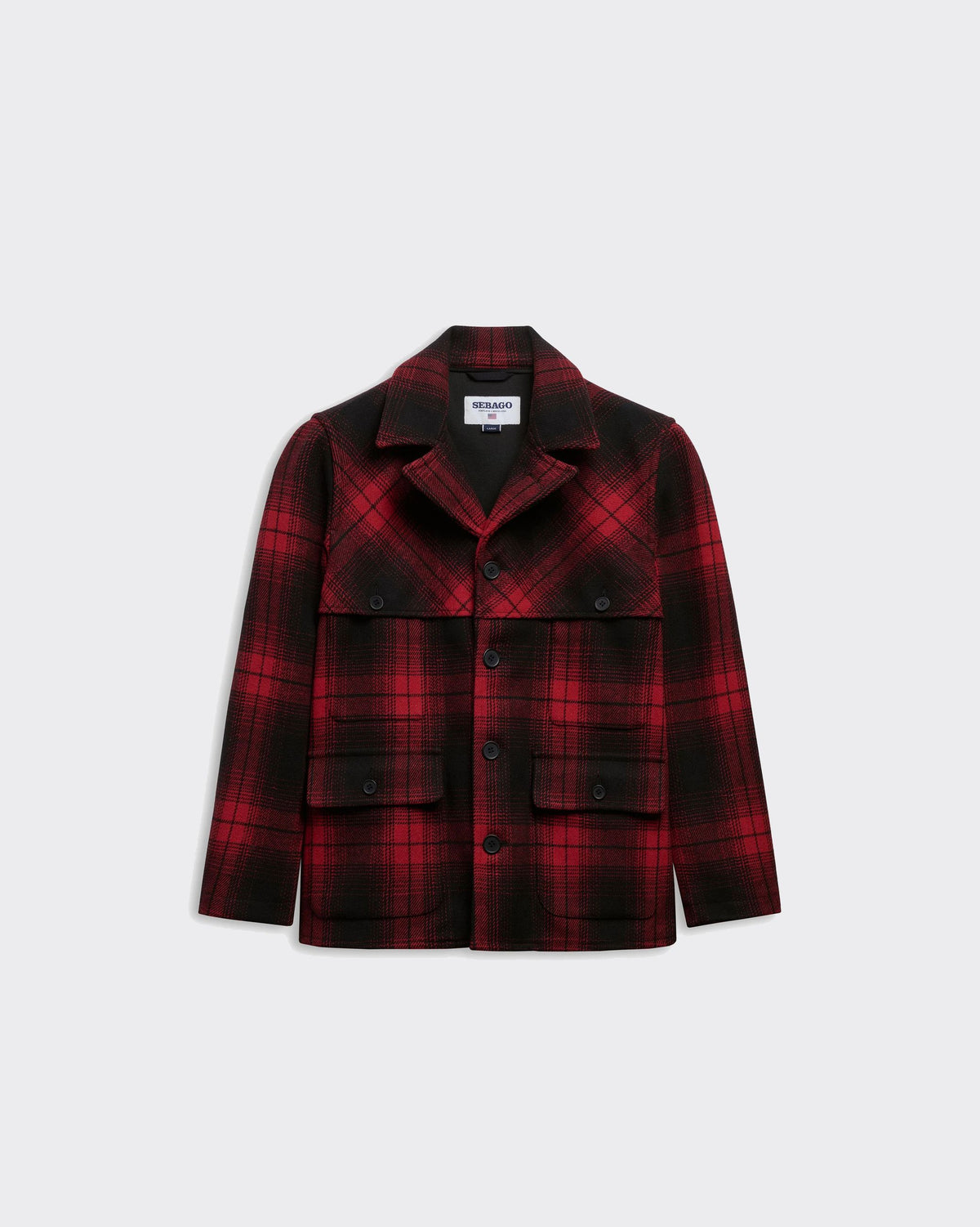 Giacca Ranger Check Rossa/Nera