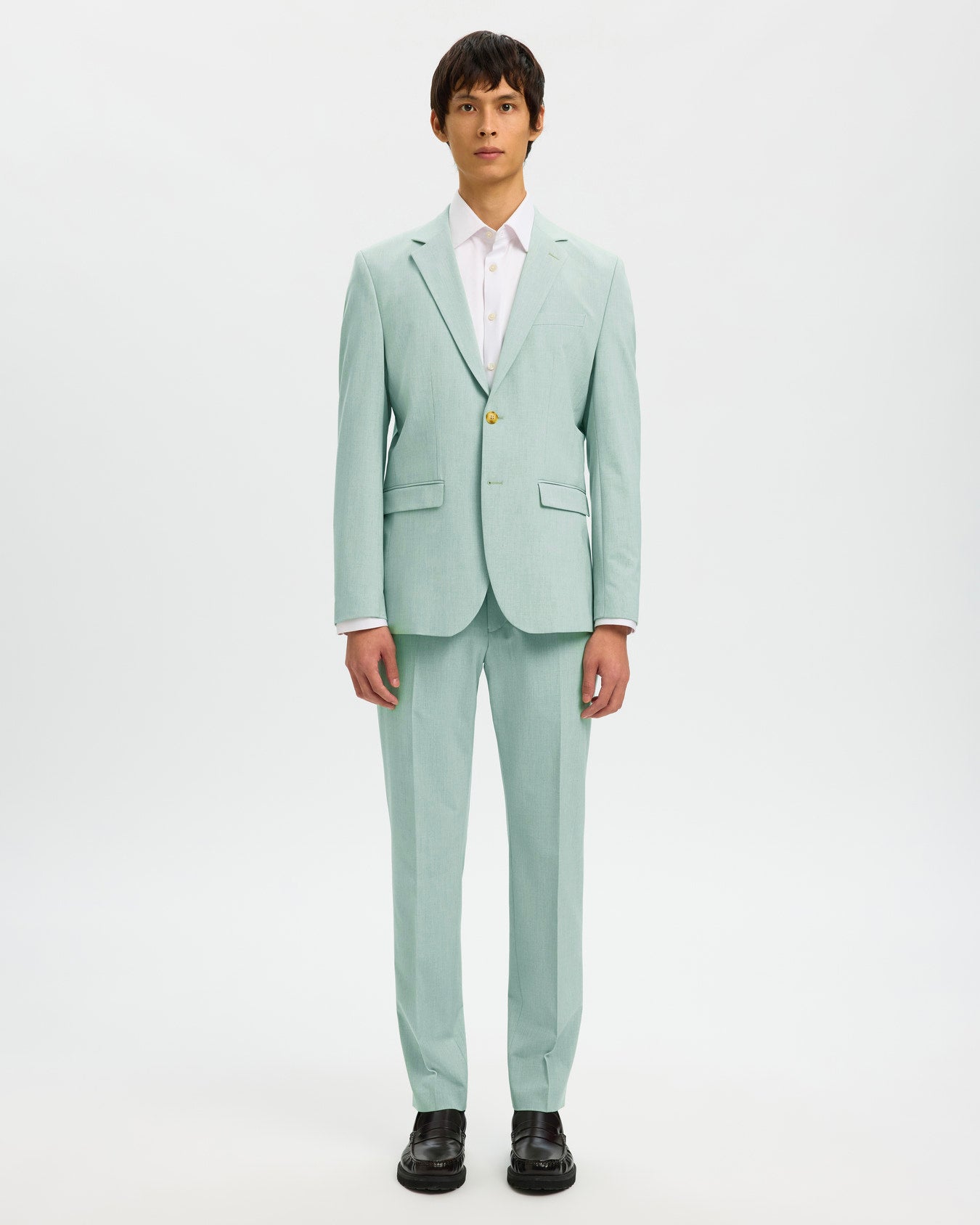 Pantalone Liam Slim Flex Aqua Grey