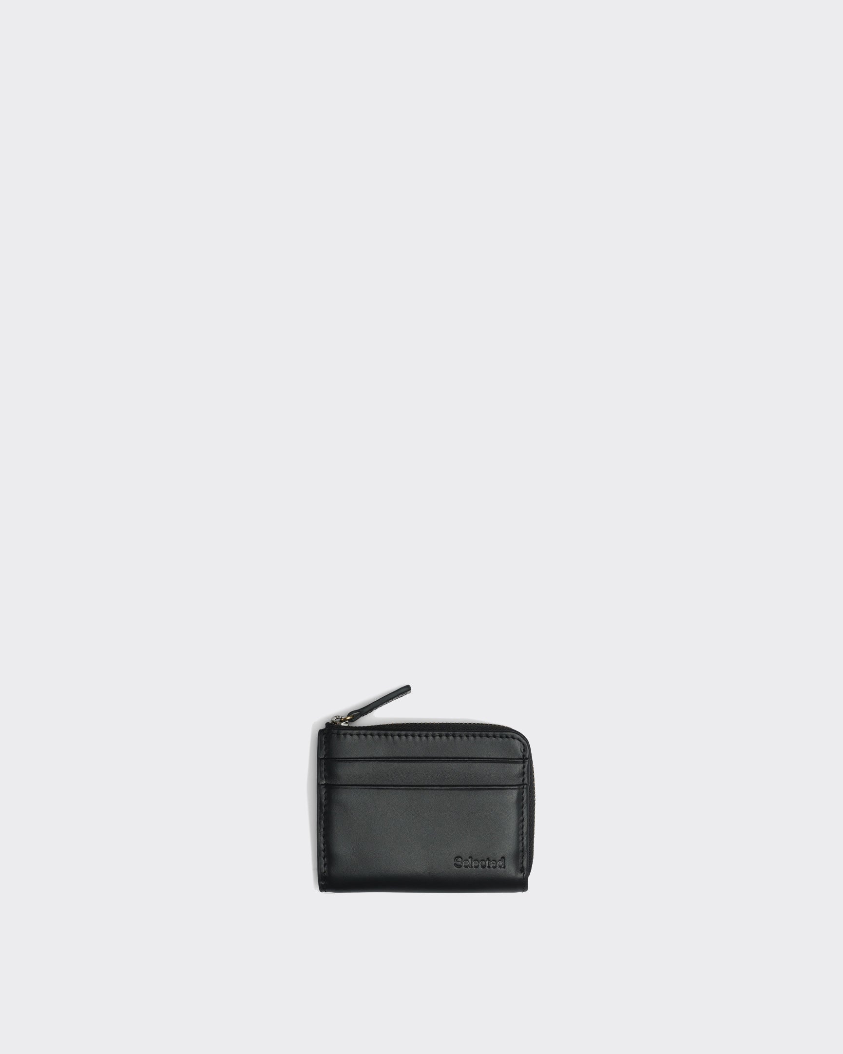 Portafoglio Zip Levi Leather Nero