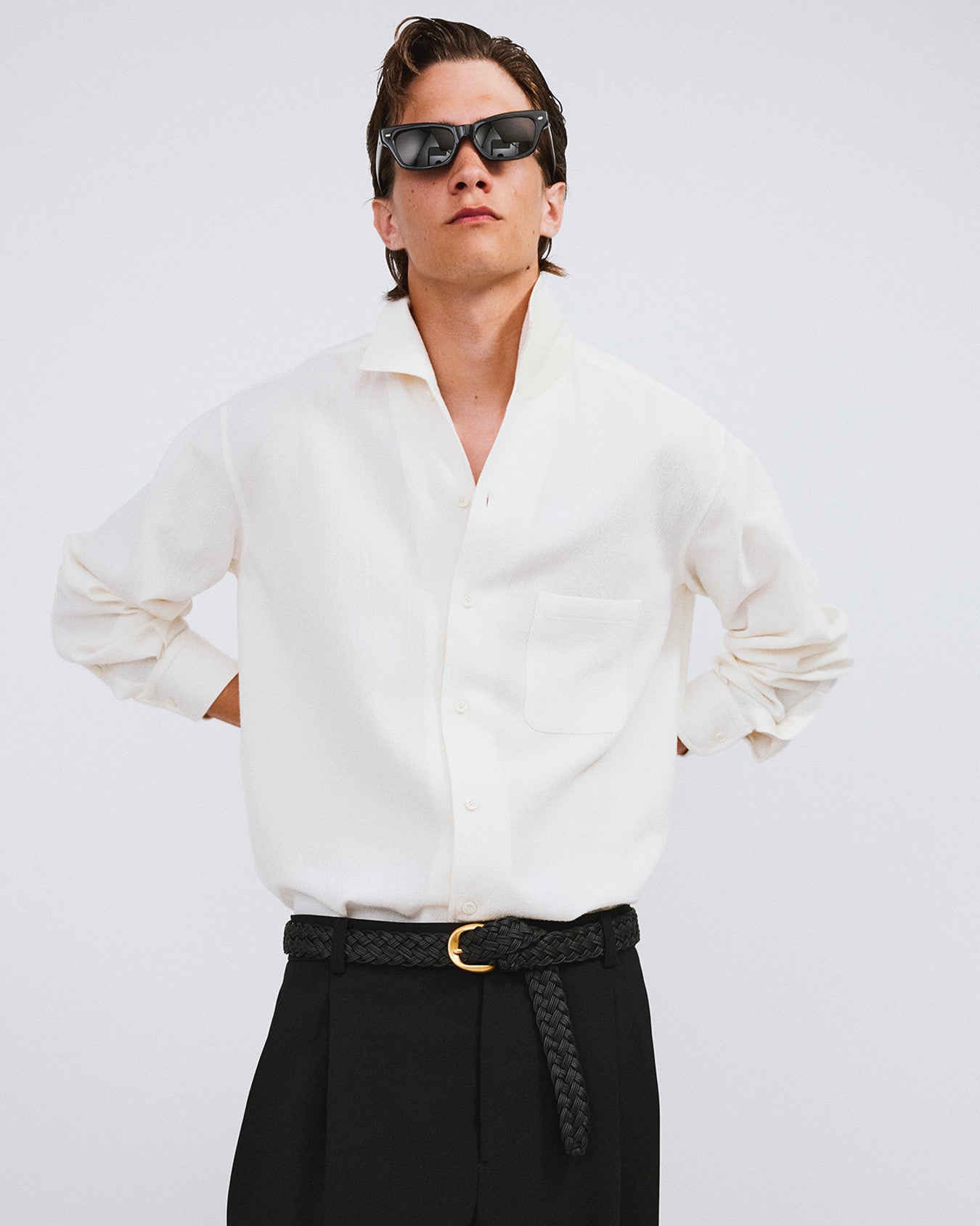 Camicia Alan Resort Bean Ivory