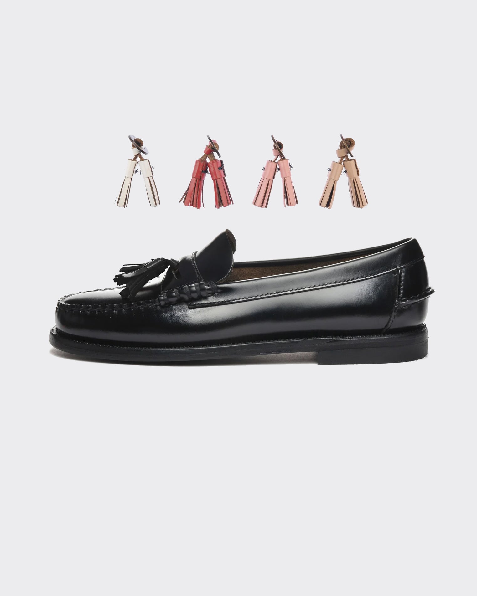 Mocassino Woman Classic Dan Multi Tassel Nero/Multicolor