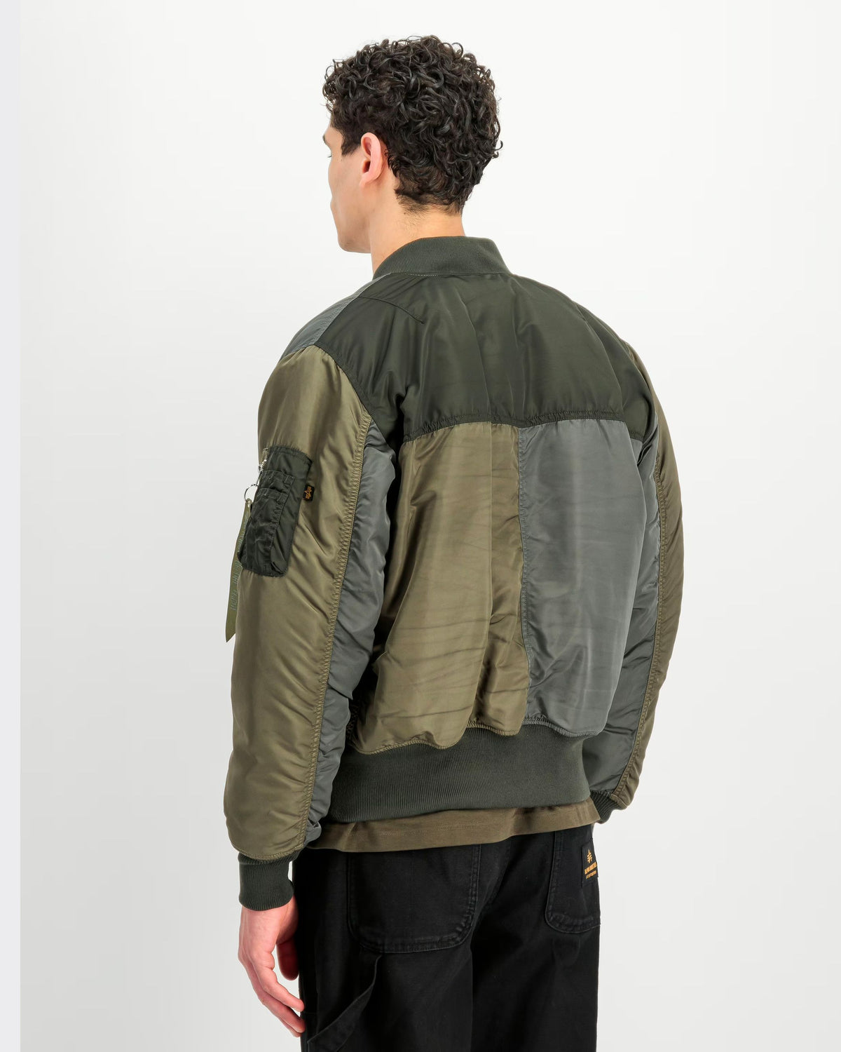 Bomber MA-1 Tricolor Nero/Olive