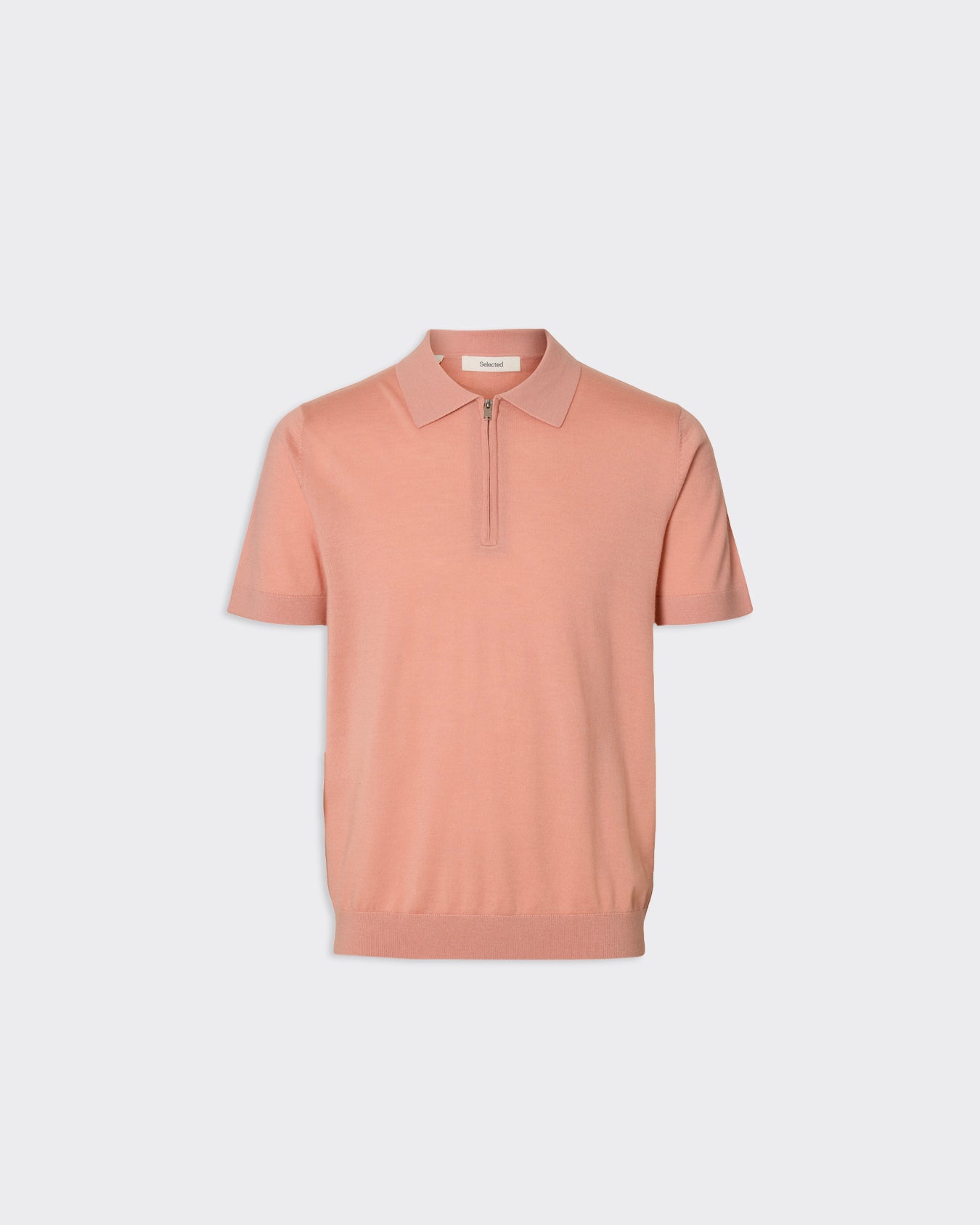 Polo Tray SS Half Zip Rose Dawn