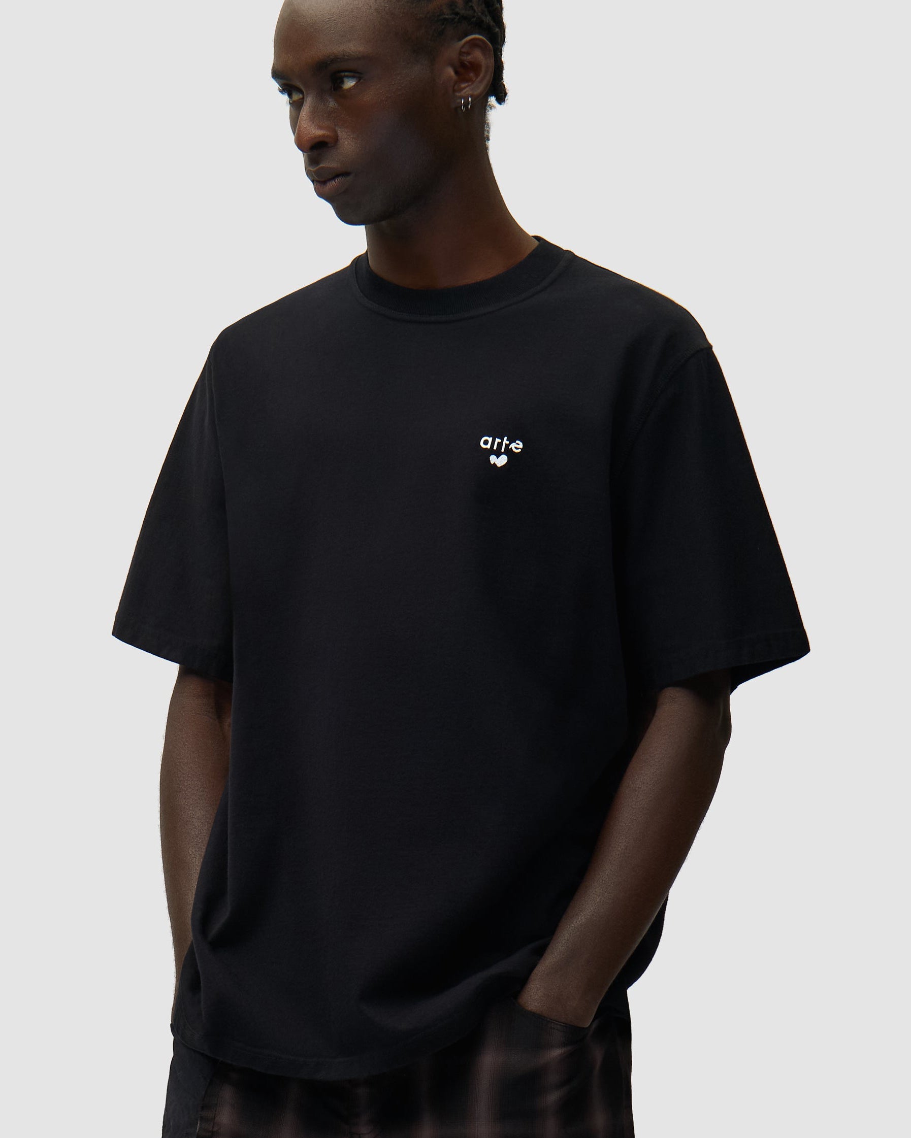 T-Shirt Heart Logo Nera