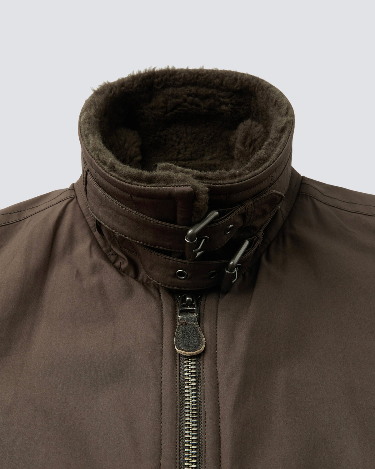 Giacca Fur Lined Cotton B-3 Dark Brown