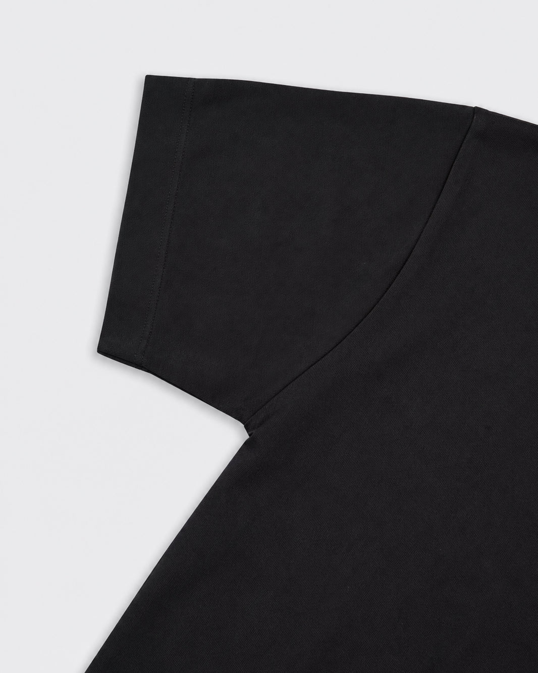 T-Shirt In Lana Merino Nera