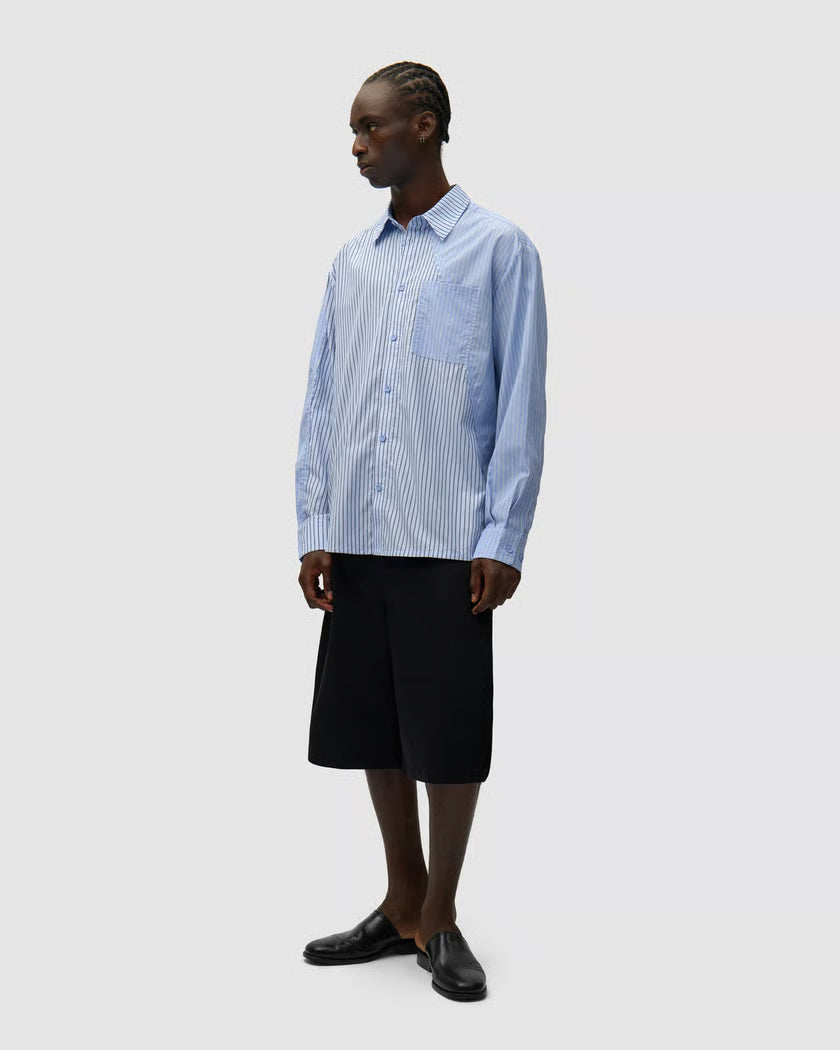 Asymmetrical Striped Shirt