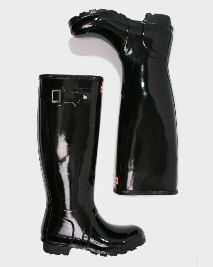 Tall Boots Womens Original Gloss Nero
