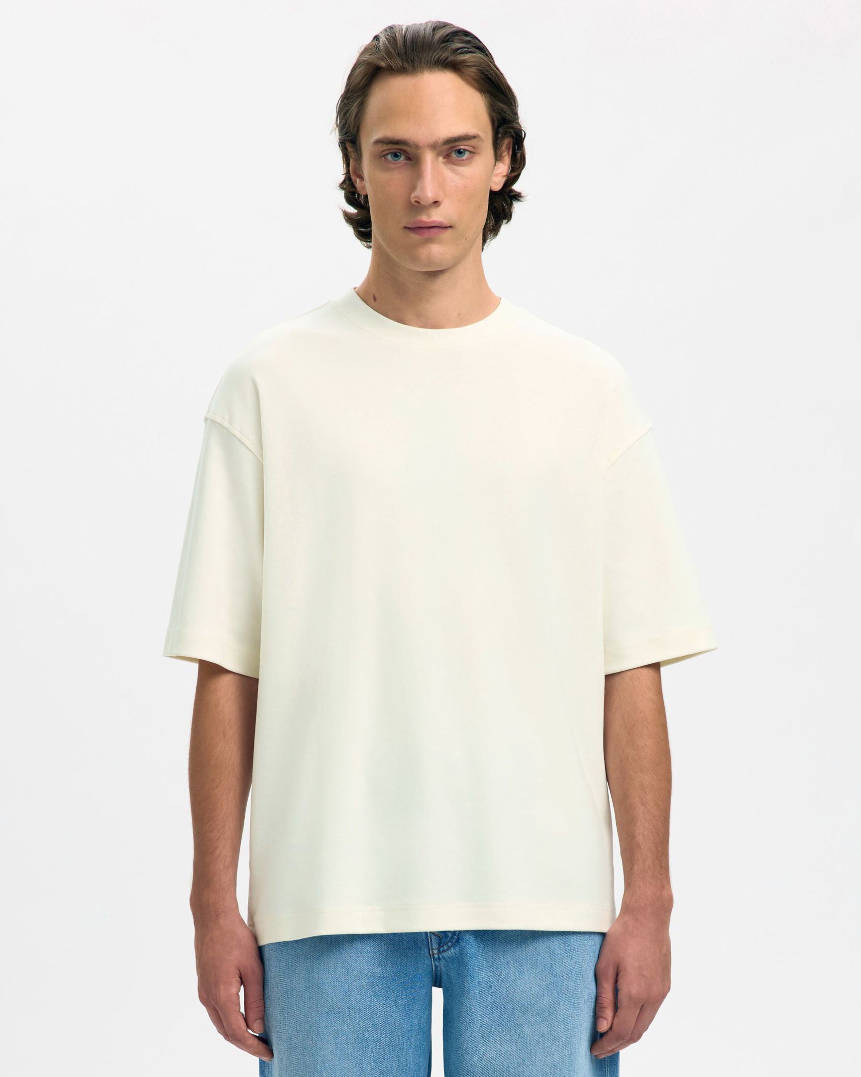 T-Shirt Relax Aspen Interlock Egret