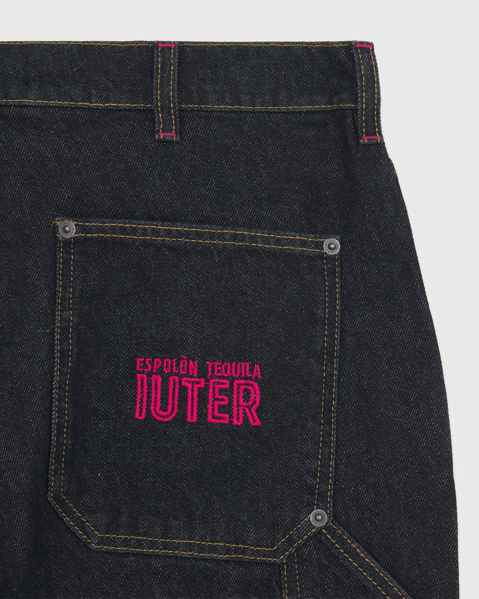 Iuter-Espolòn Tequila Jeans Carpenter Denim Nero