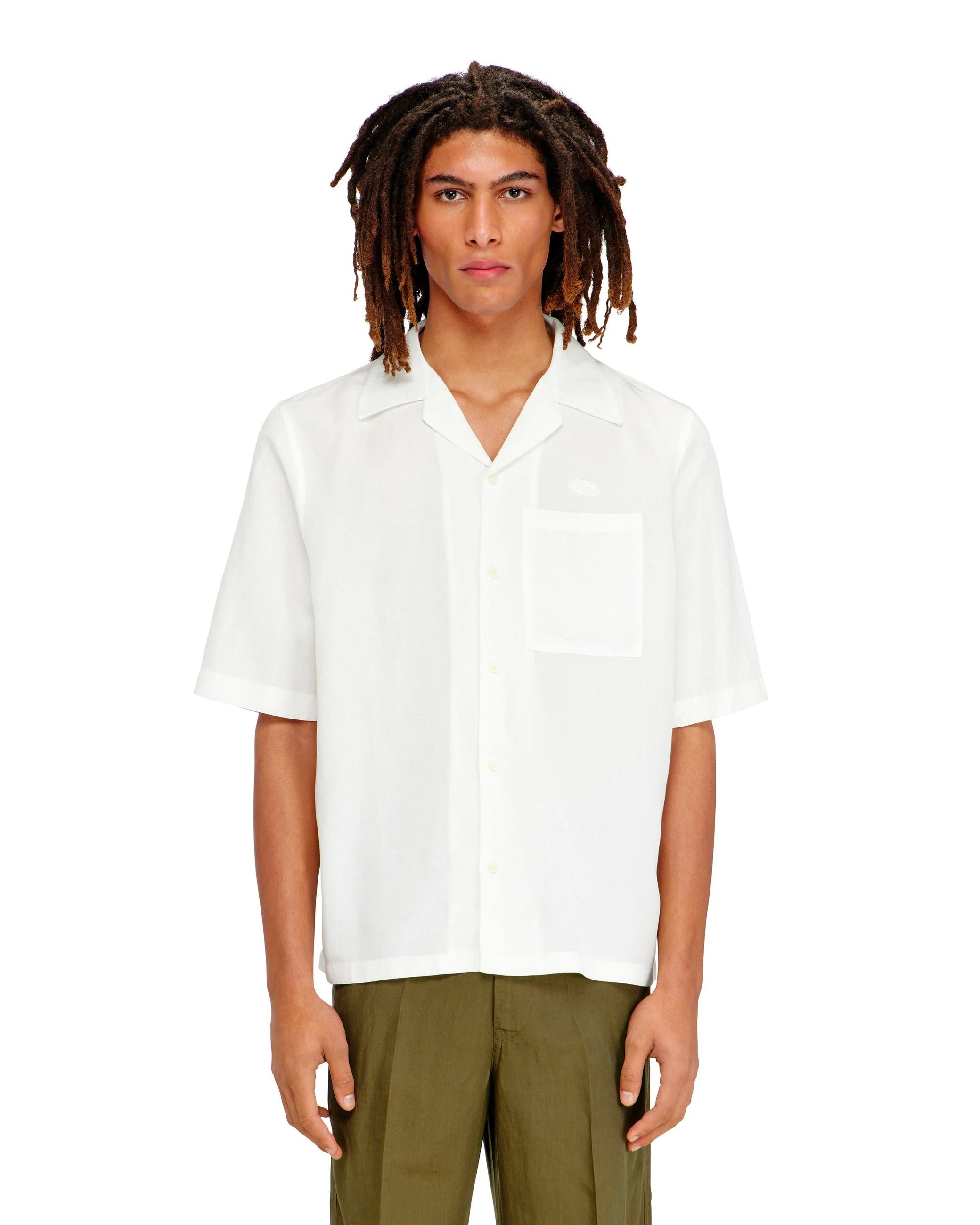 Camicia Ss Brack Avorio