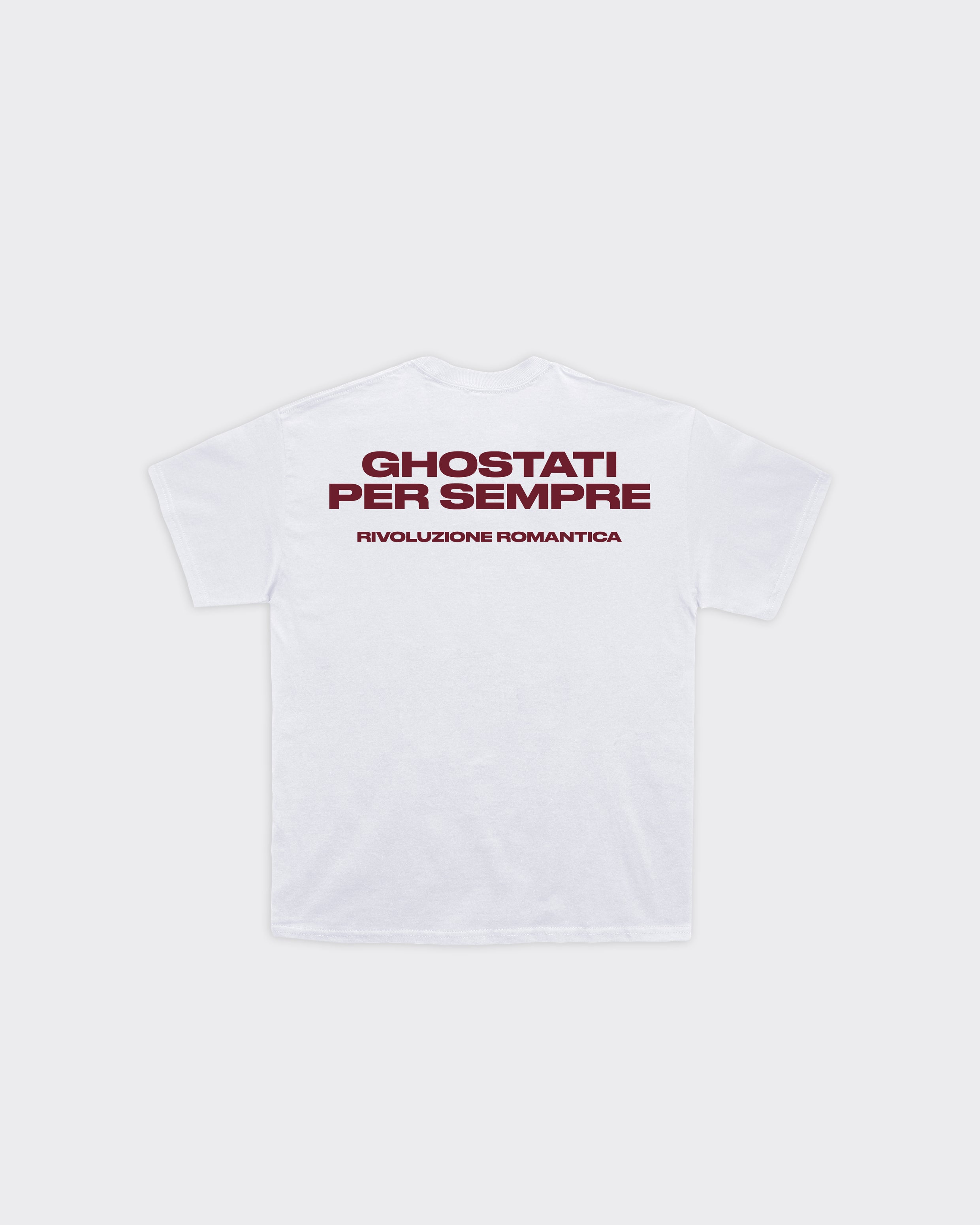 T-Shirt Ghostati Per Sempre Bianca