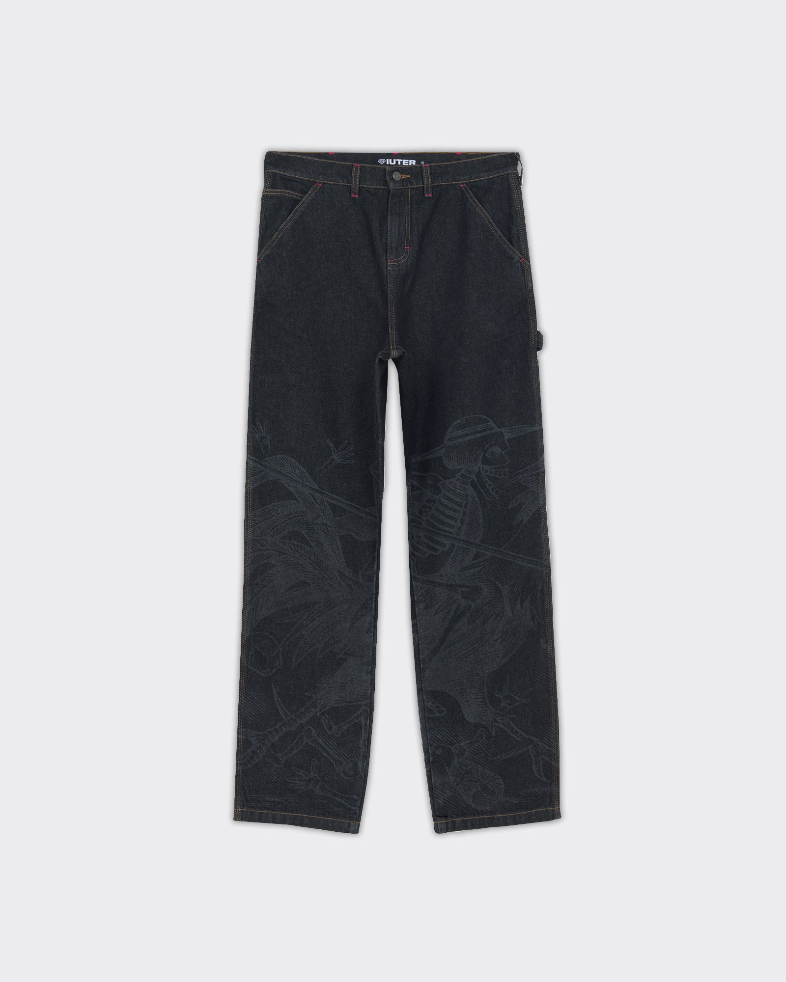 Iuter-Espolòn Tequila Jeans Carpenter Denim Nero