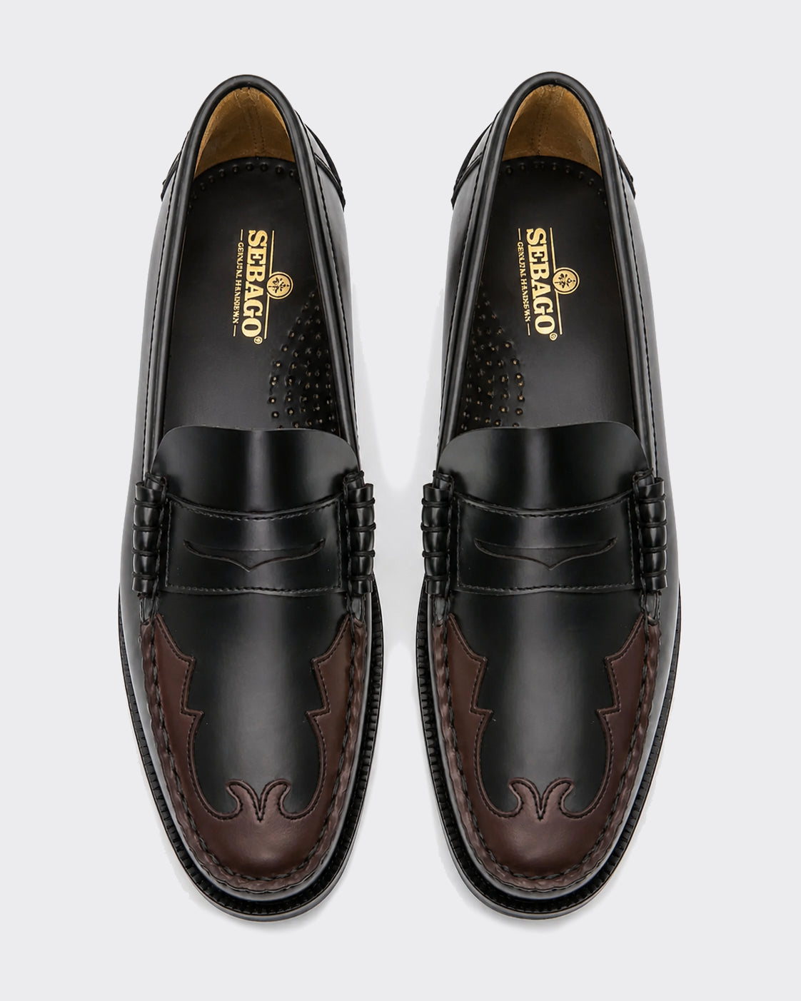 Mocassino Dan Scarabeo Nero/Burgundy