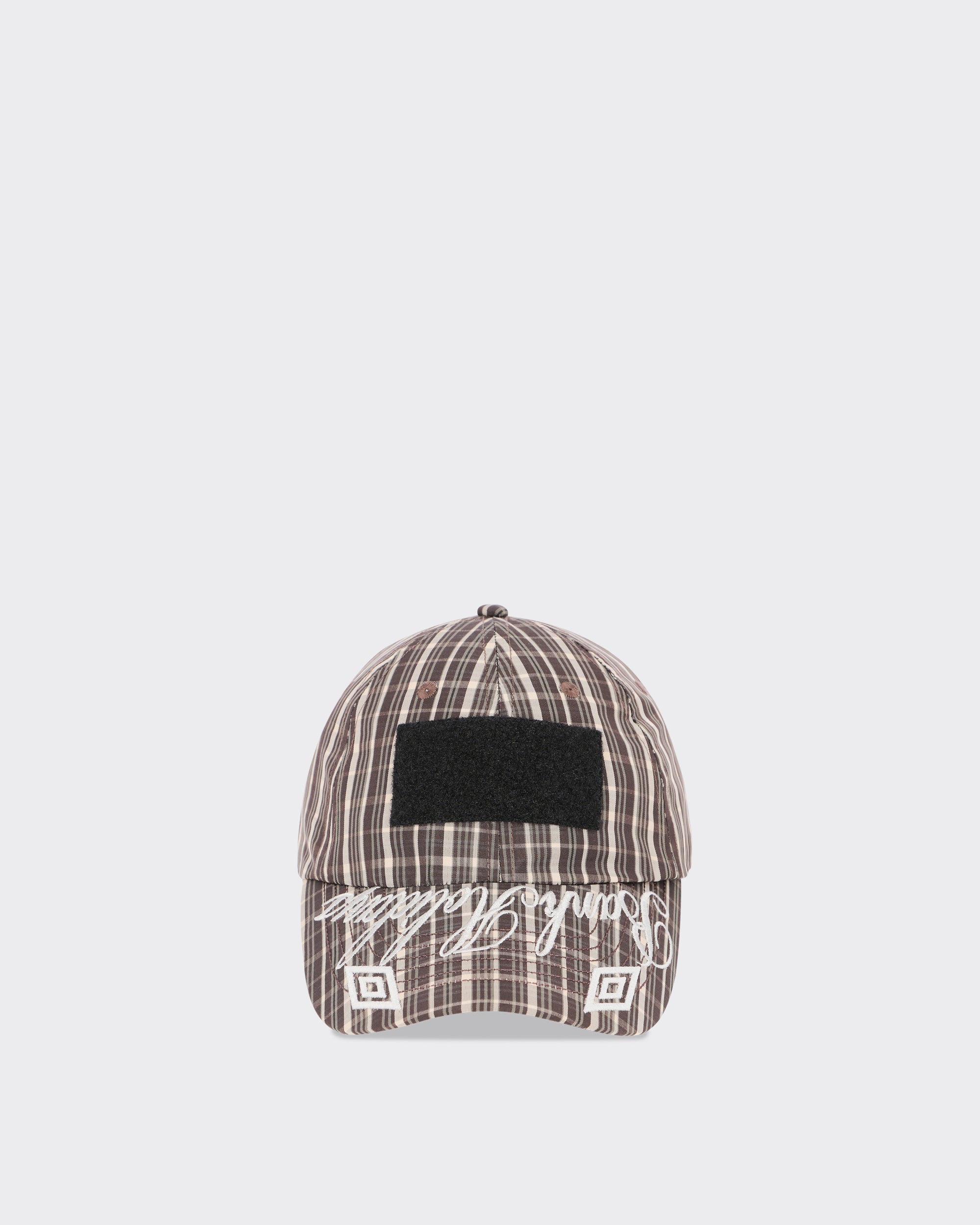 Cappello Check Hazard Beige Dark Brown