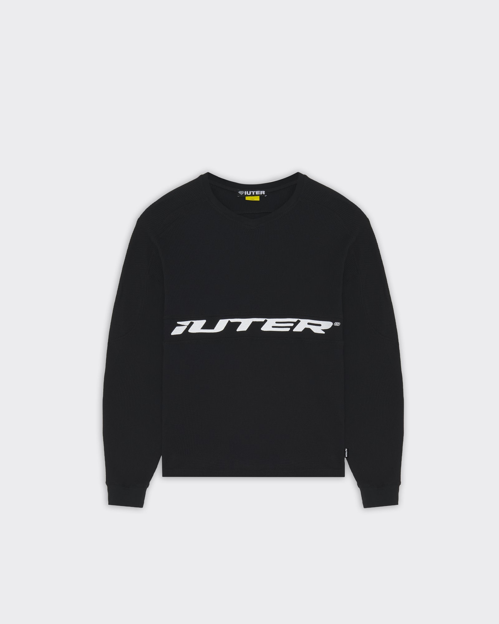 Longsleeve Armor Waffle Nera