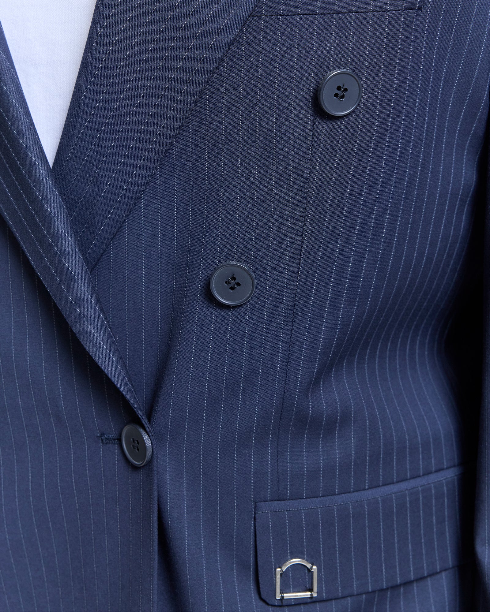 Blazer Signe Pinstripe Blu